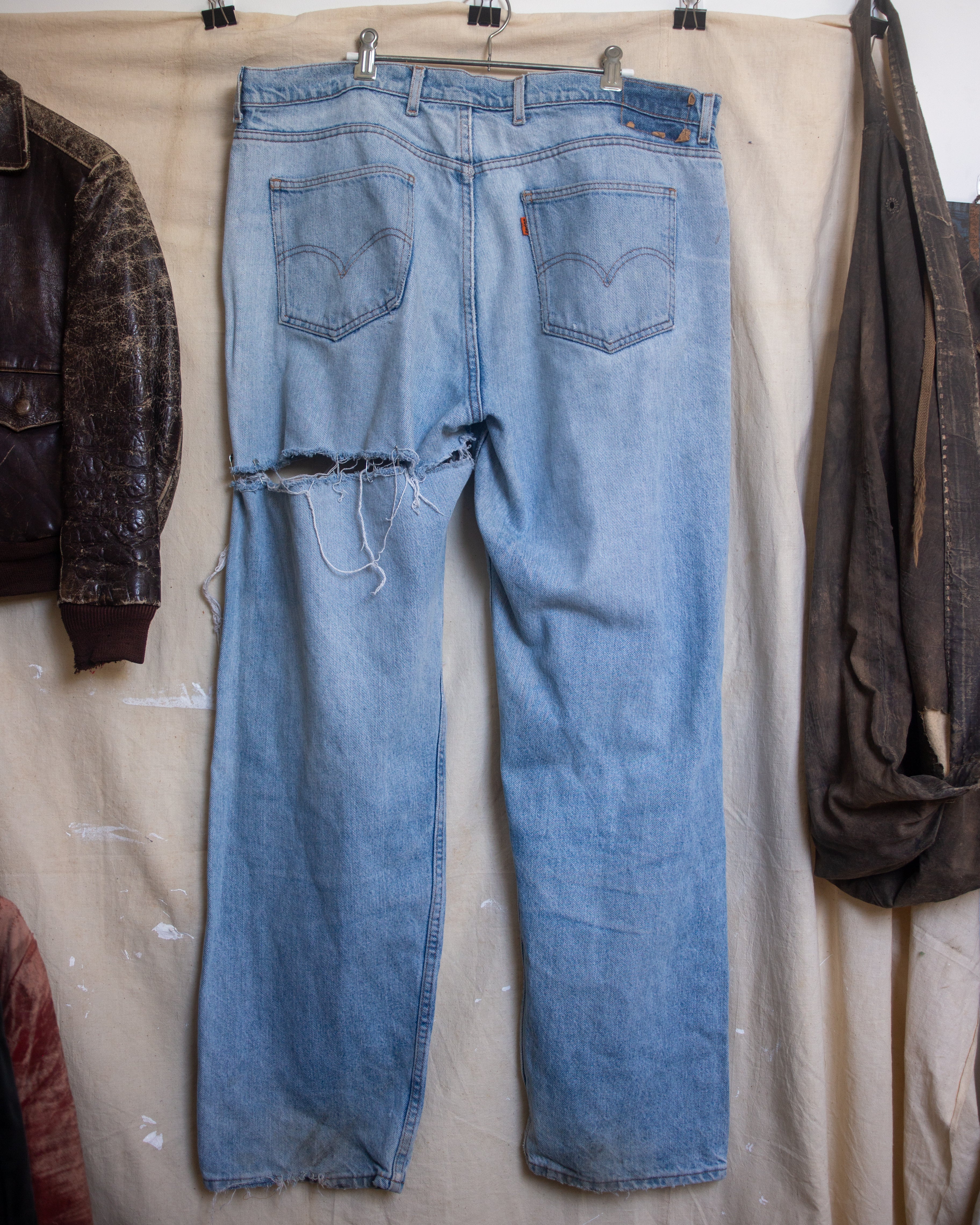 Thrashed Safety pin Levis