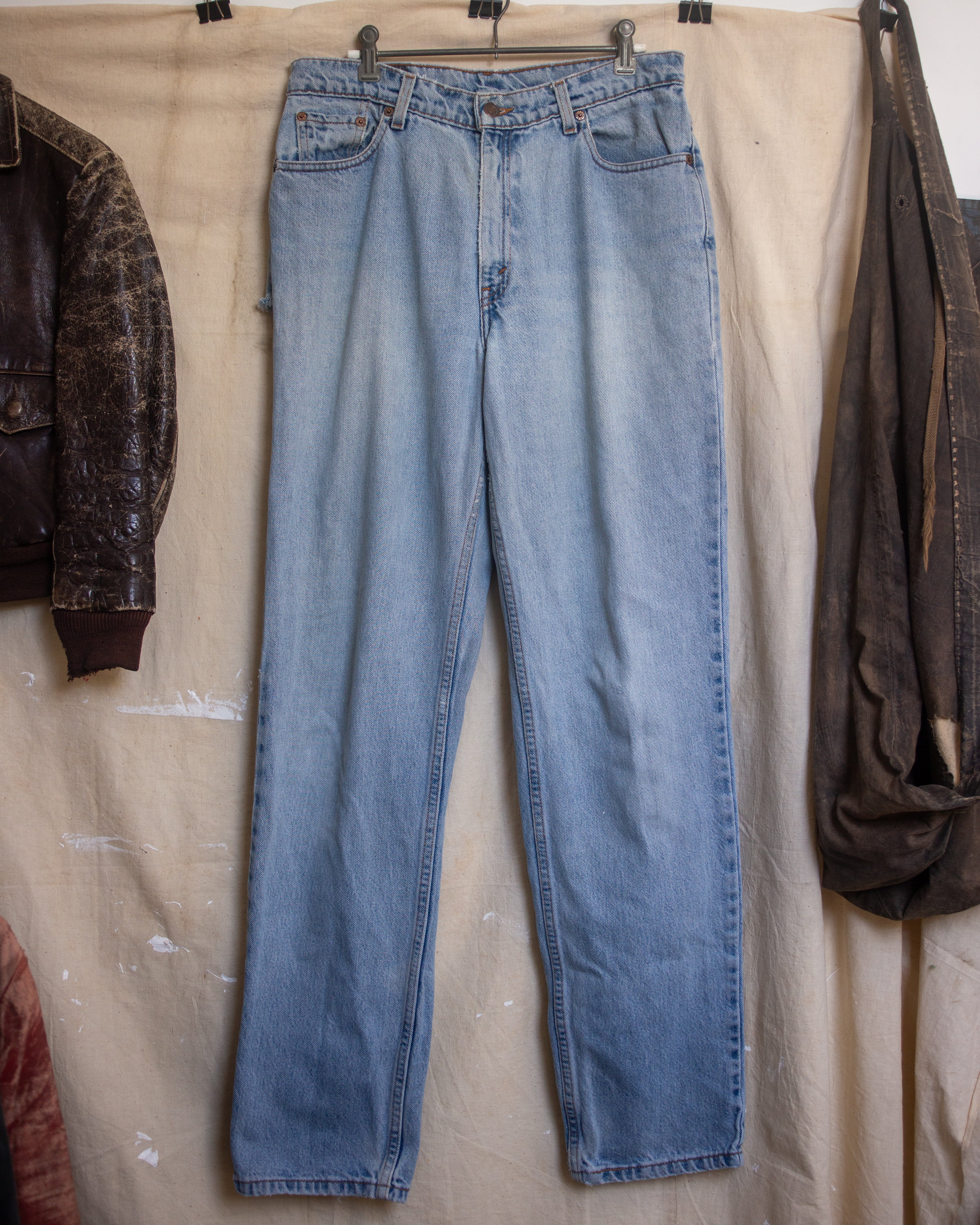 90s/00s Thrashed Safety pin Levis