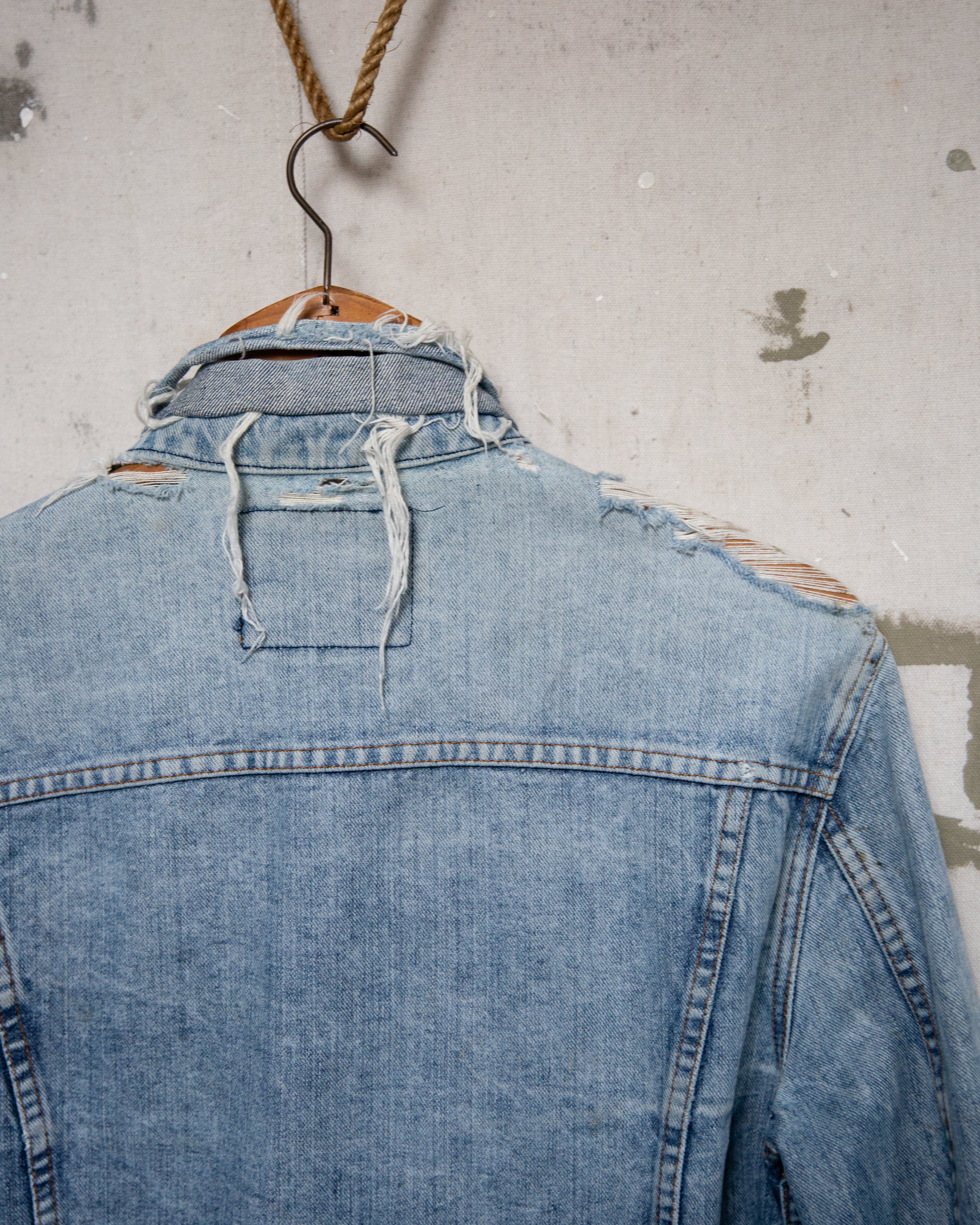 Thrashed And Pinned Levis Orange Tab Trucker - S/M