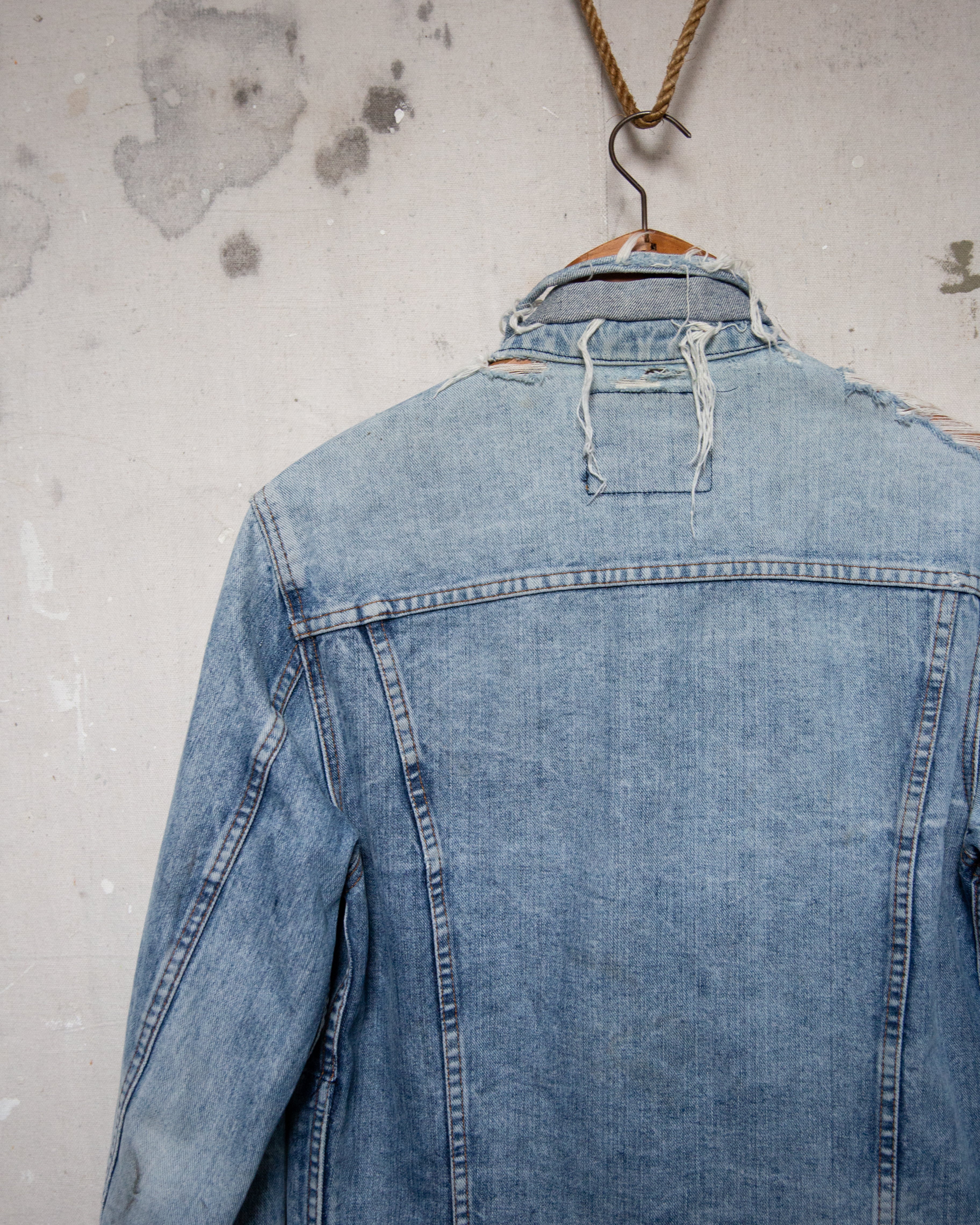 Thrashed And Pinned Levis Orange Tab Trucker - S/M
