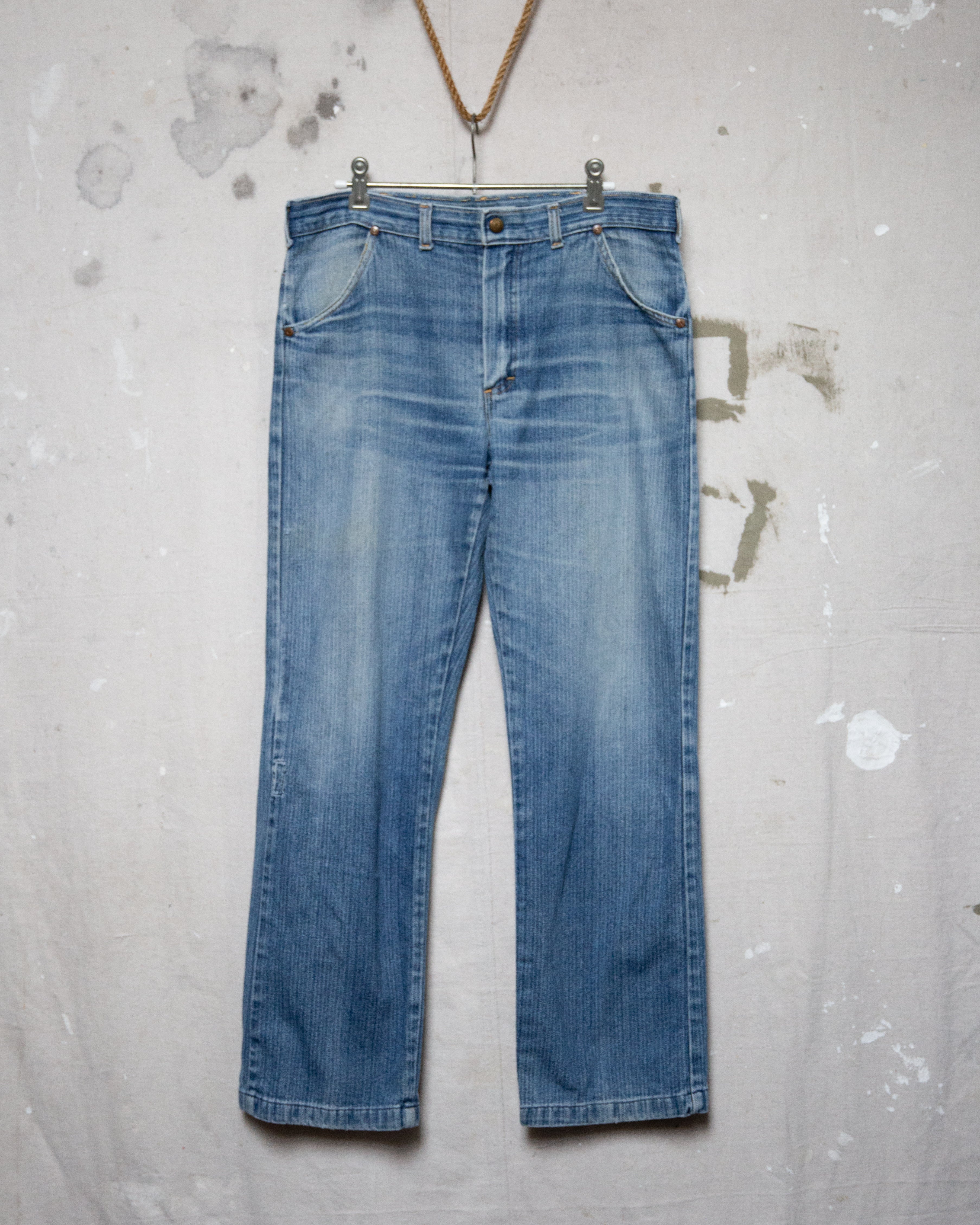 NZ Made Lee Herringbone Denim Jeans - 32