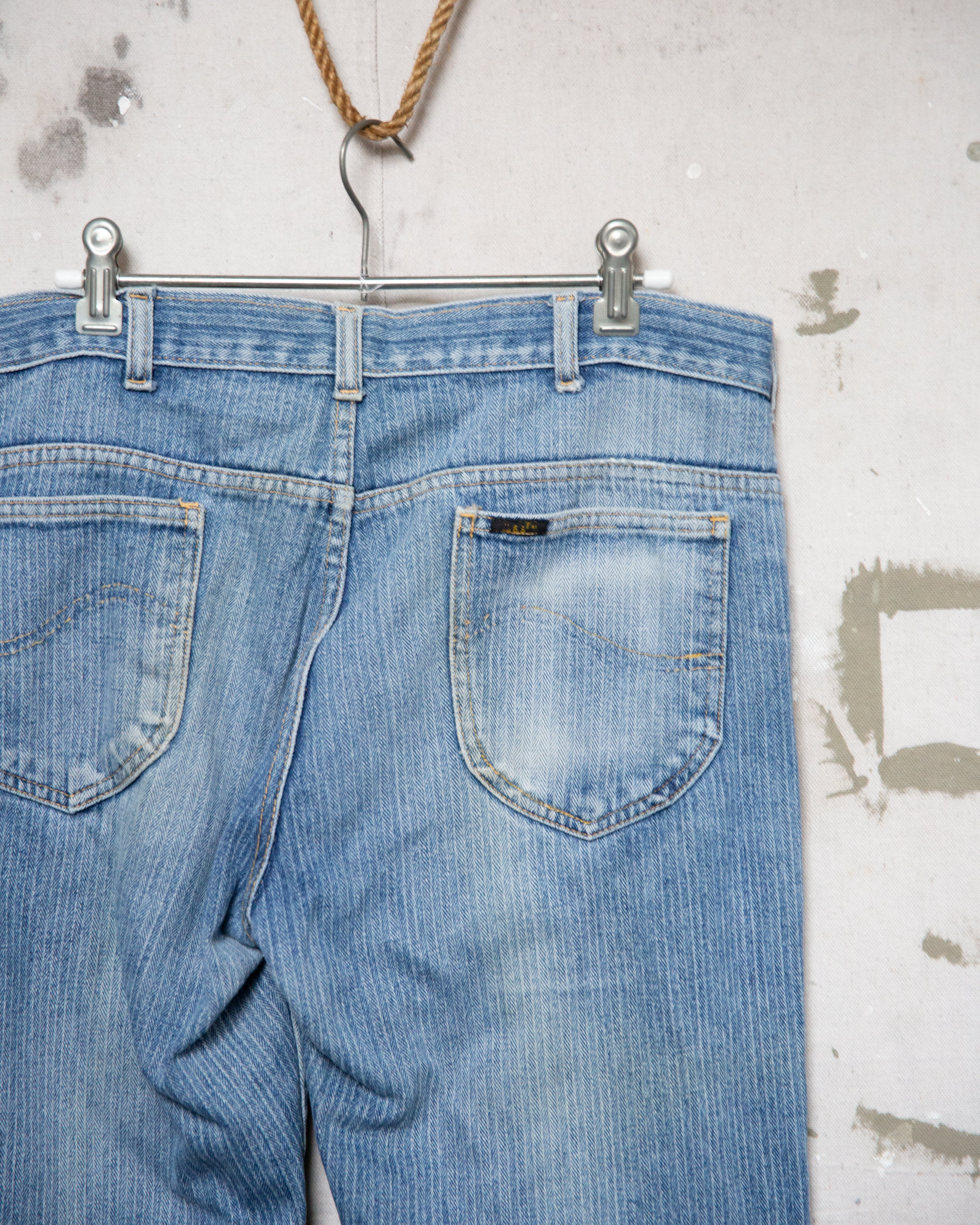 NZ Made Lee Herringbone Denim Jeans - 32
