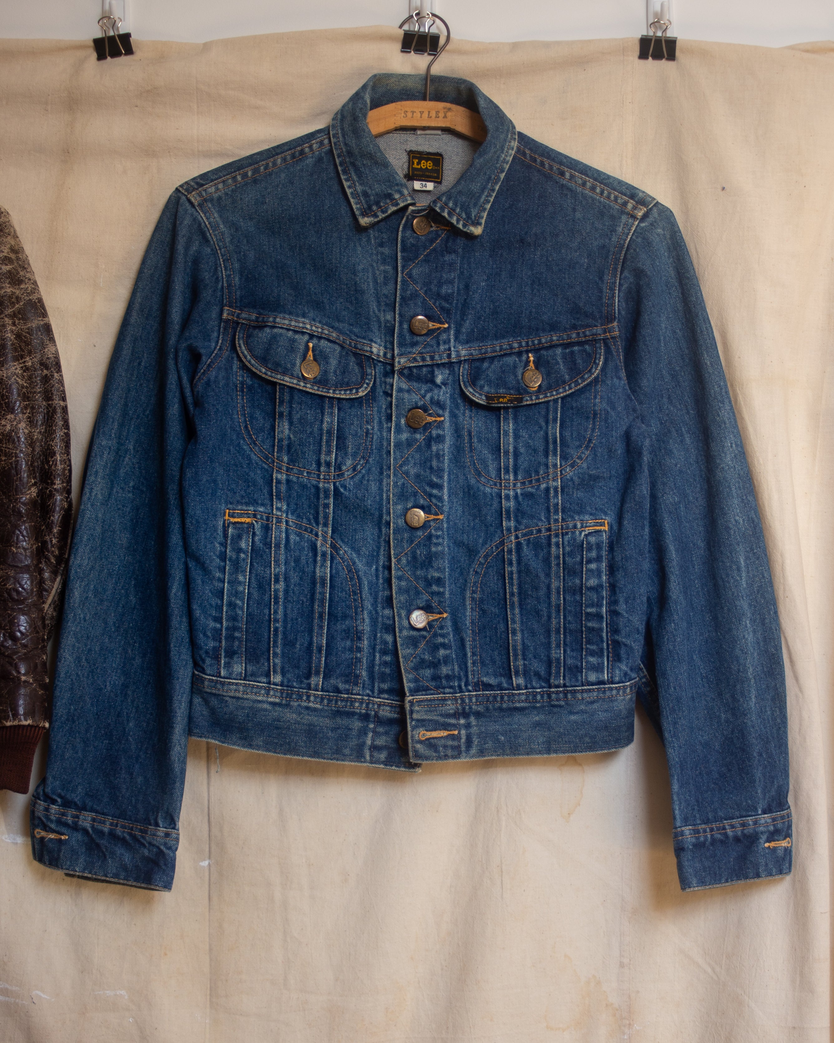 1970S Lee Denim Jacket Size 34