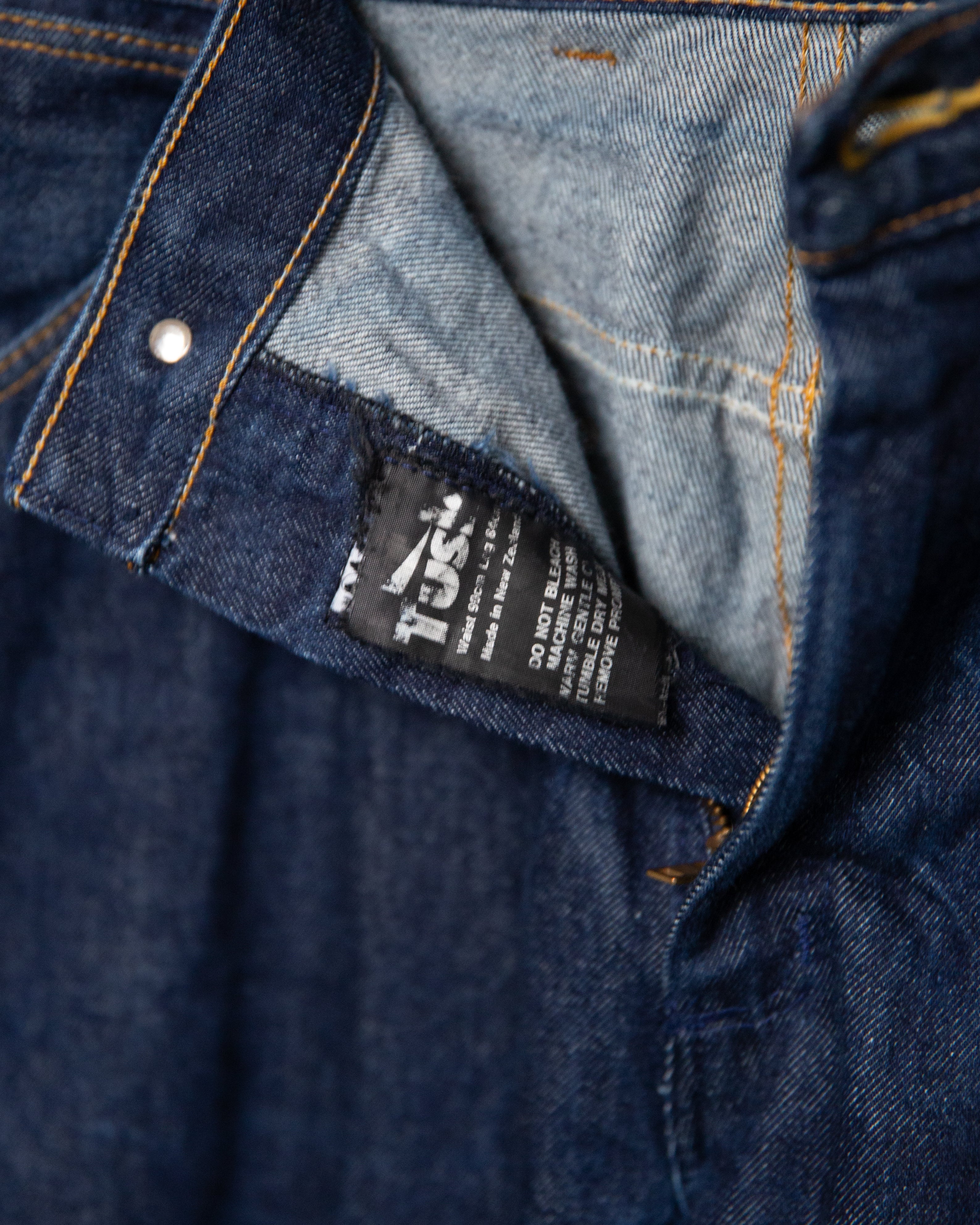 1980S NZ Made Tusk Jeans - 36