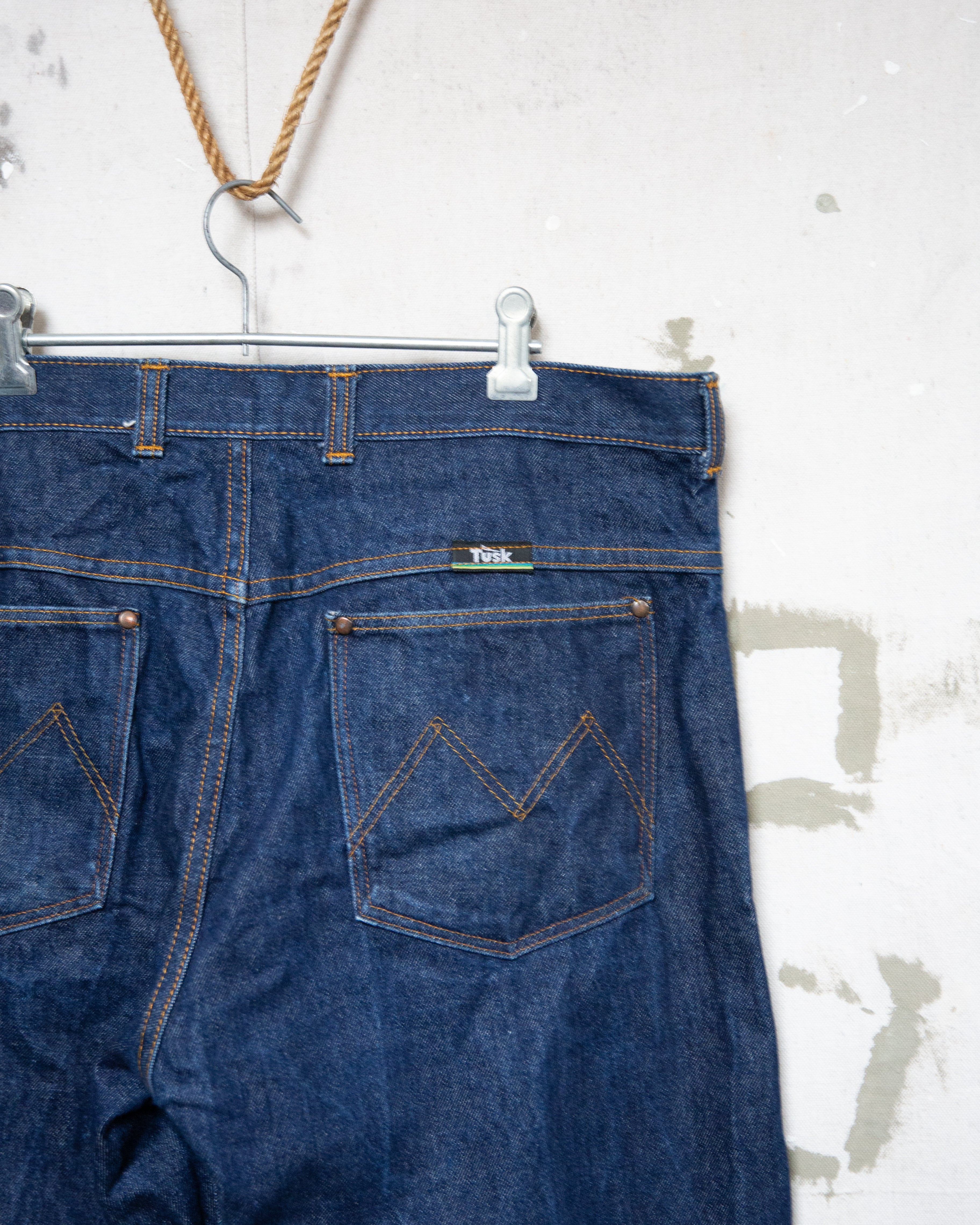 1980S NZ Made Tusk Jeans - 36