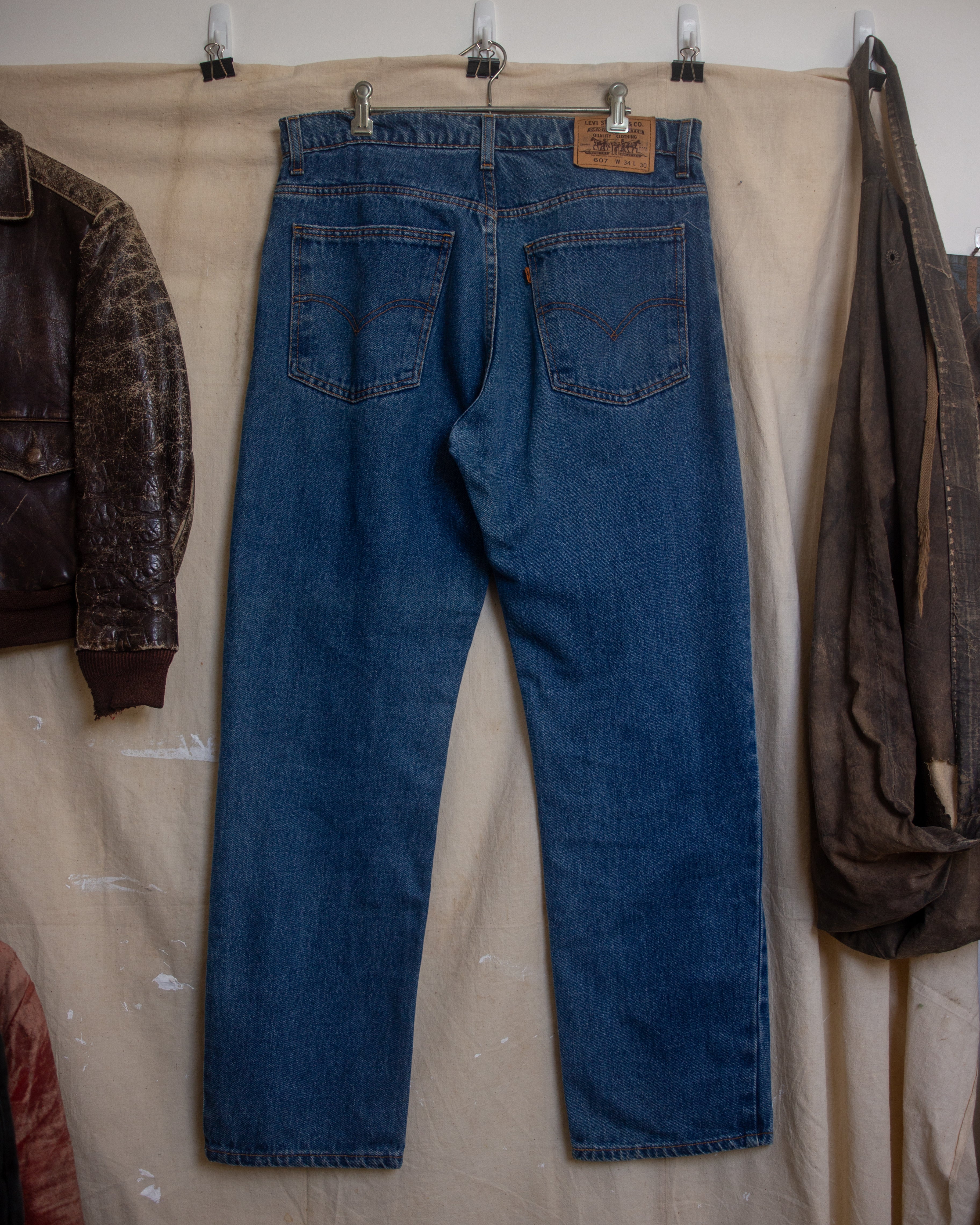 Levis 607 Orange tabs