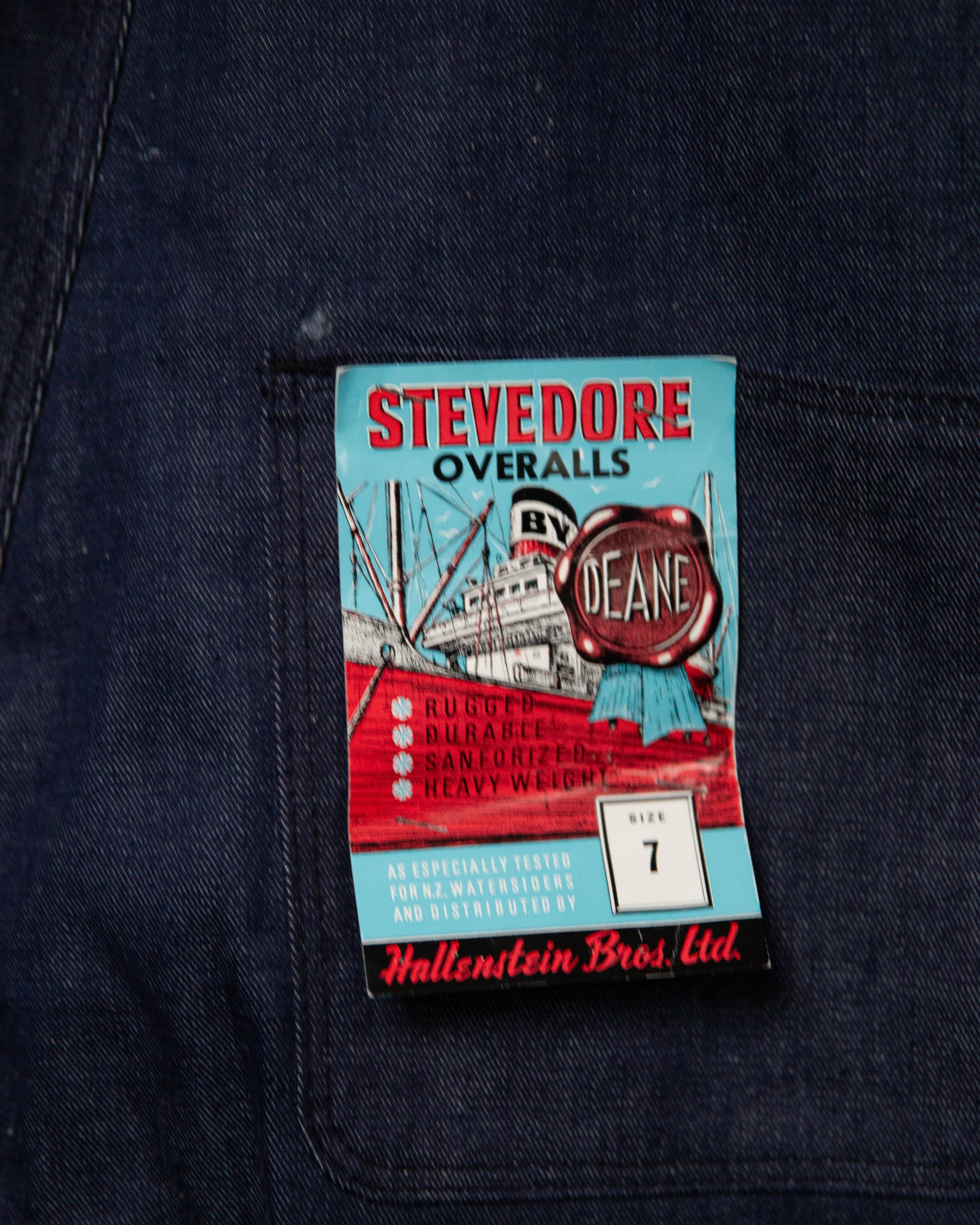 1970S Deadstock Deane Denim Dungarees - 7