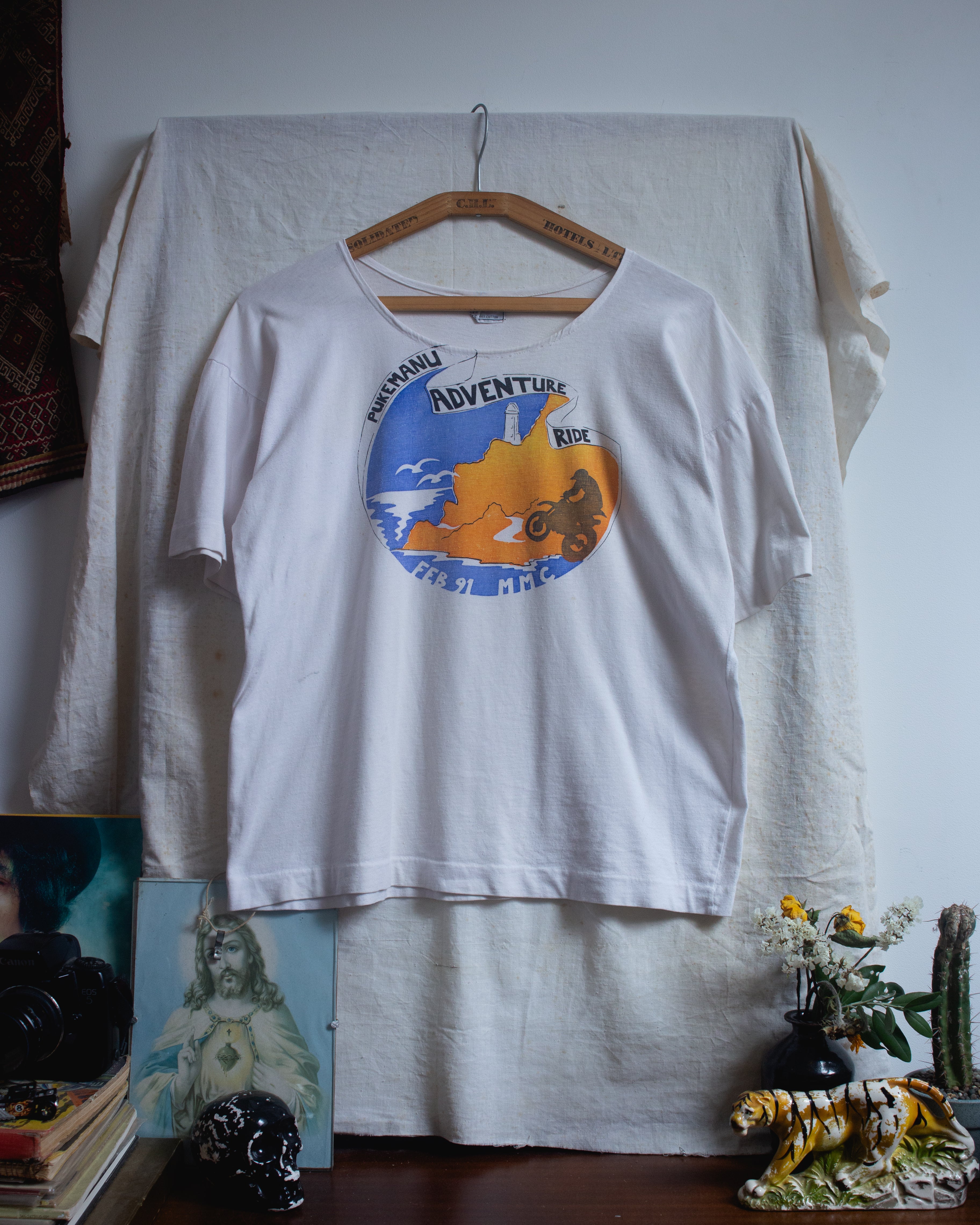 1991 Pukemanu Adventure Ride Tee Size L