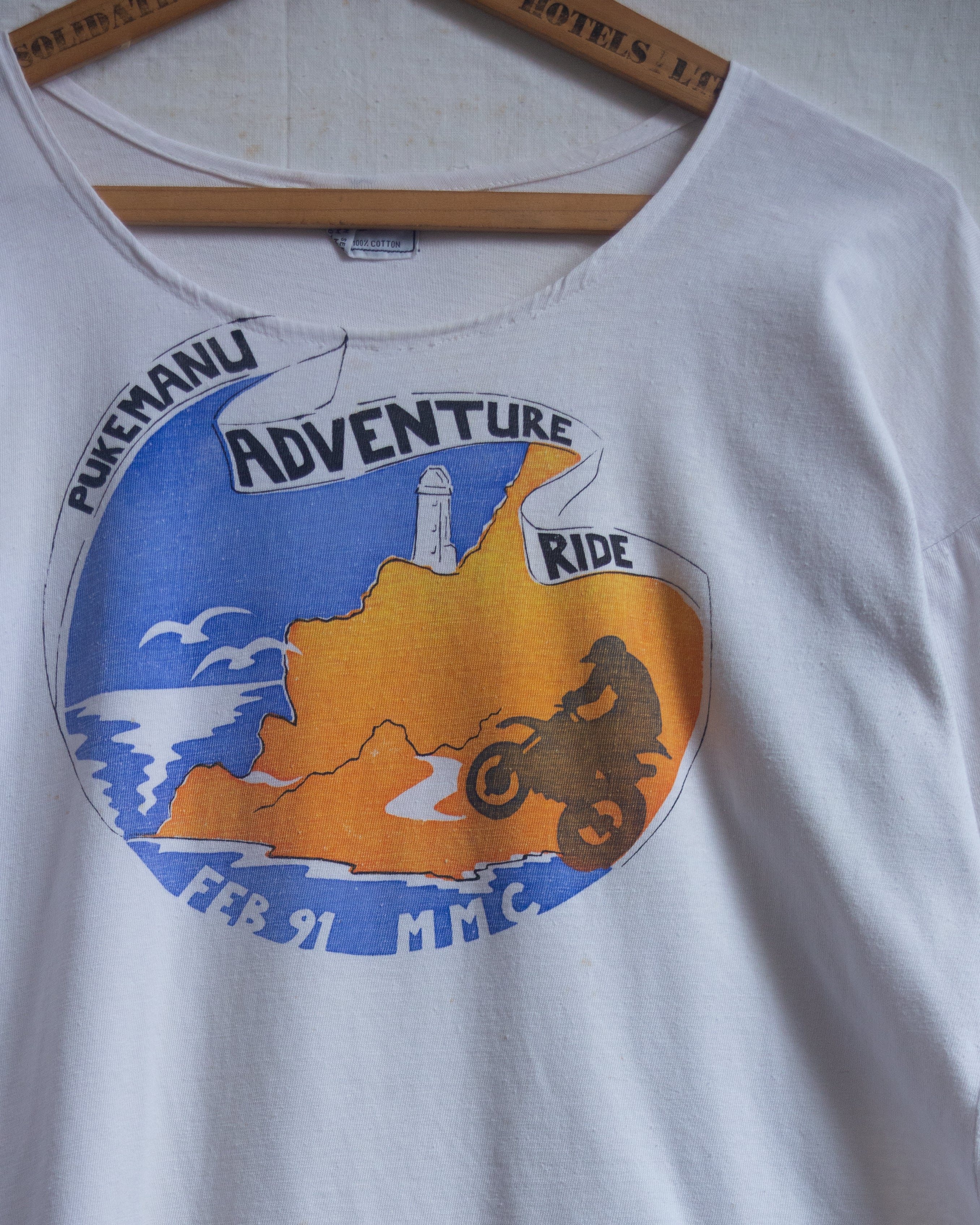 1991 Pukemanu Adventure Ride Tee Size L