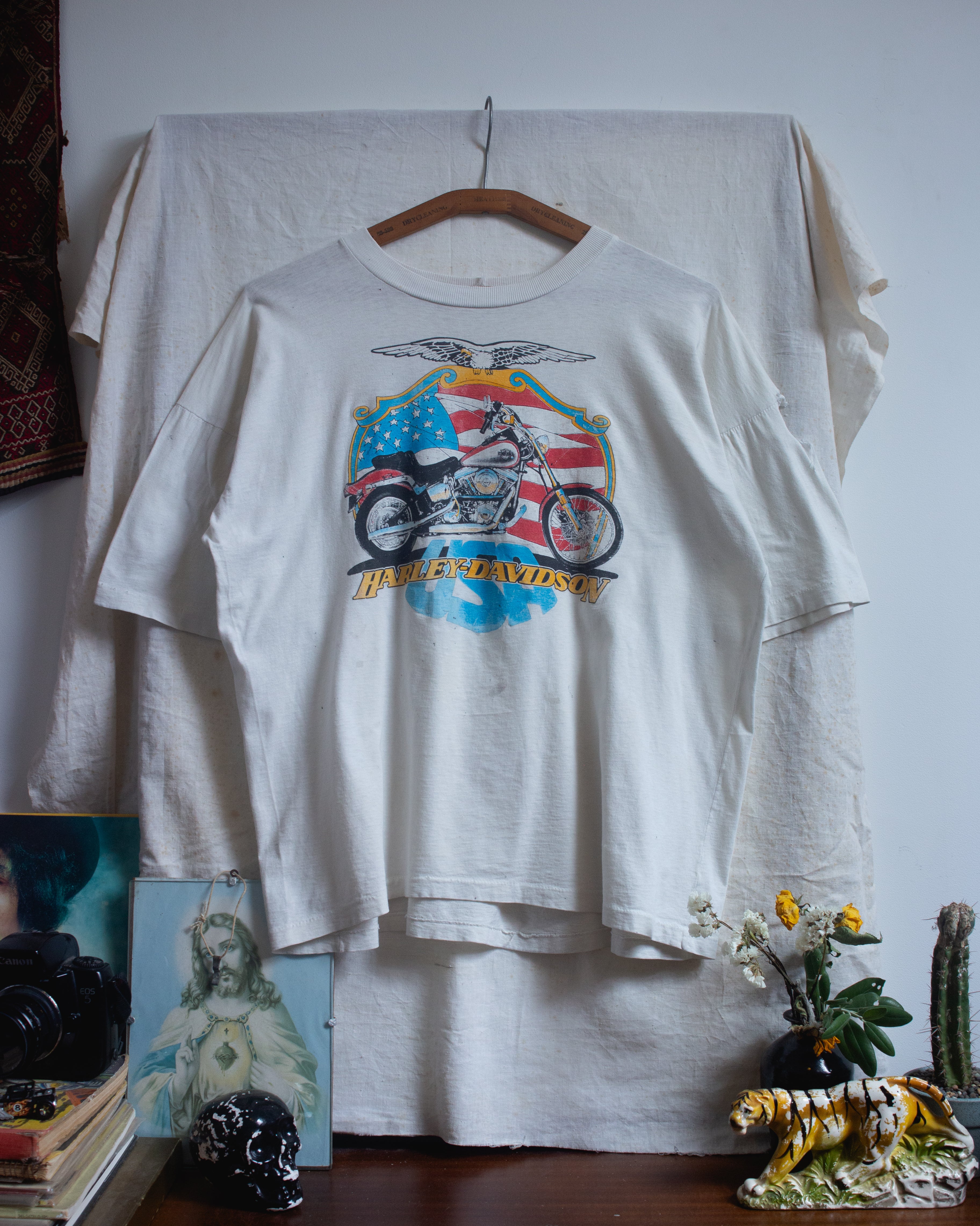 90s Thrashed boxy Harley Davidson tee