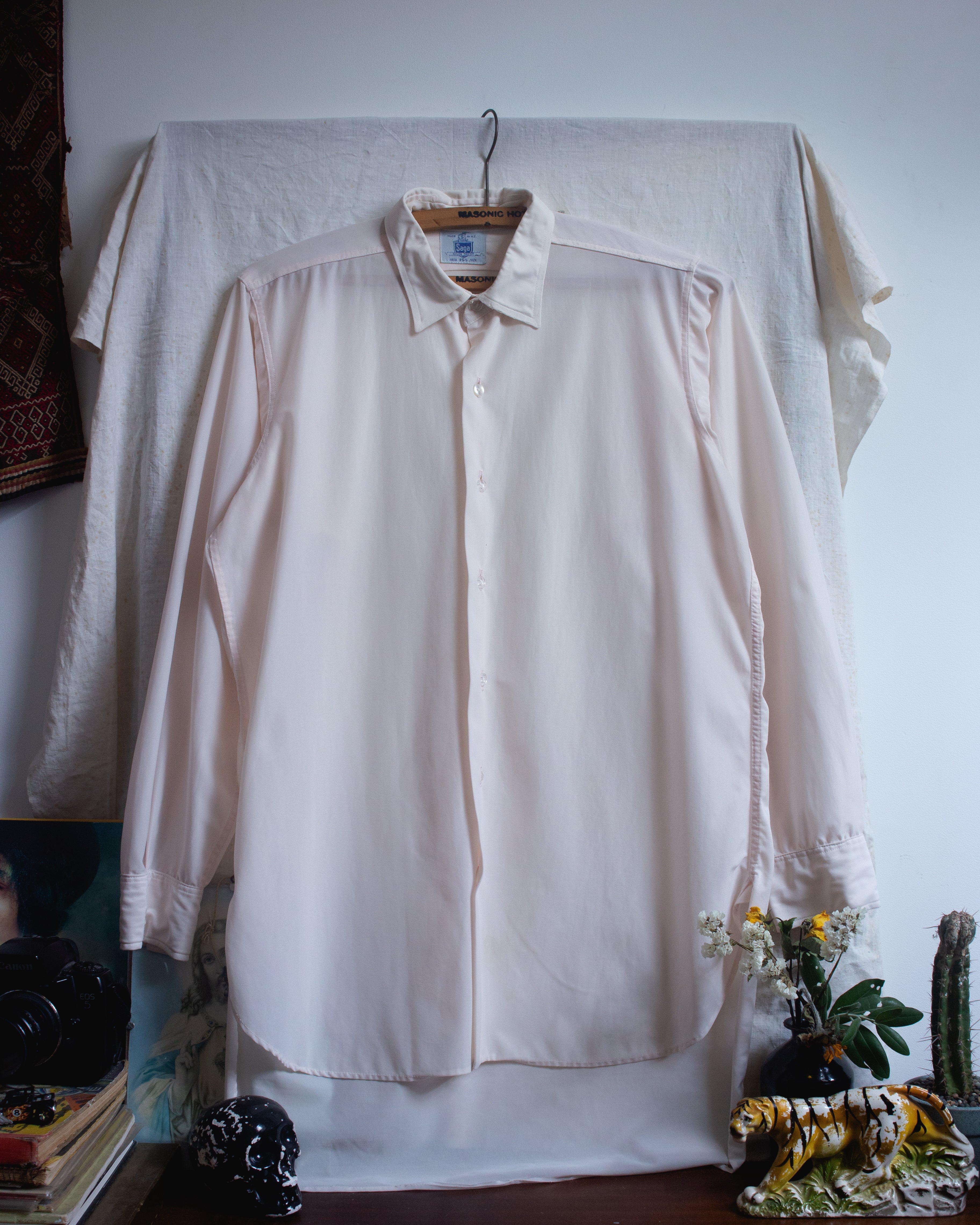 1930s/40s NZ made nylon dress shirt