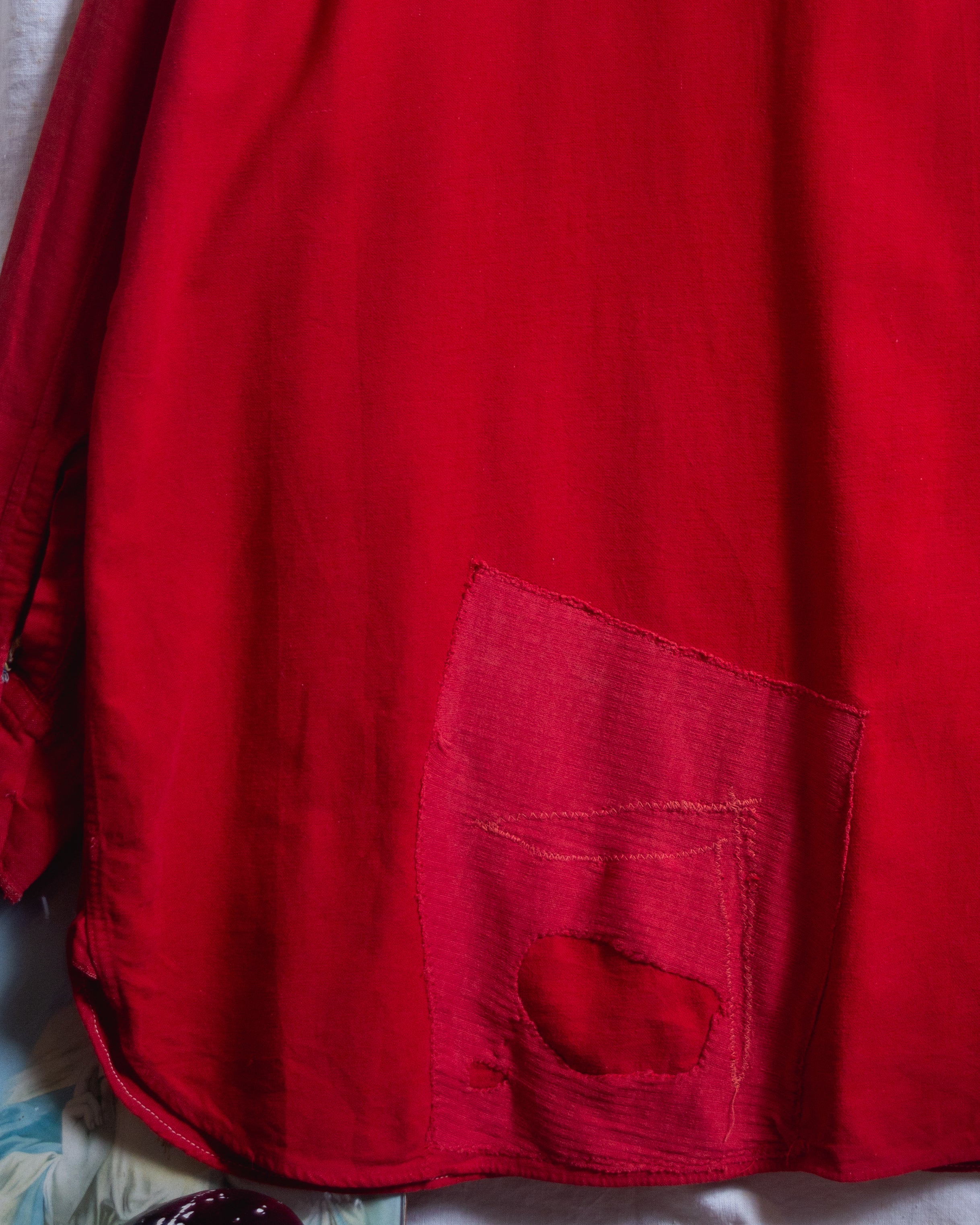 1950s thrashed and repaired jc penny shirt