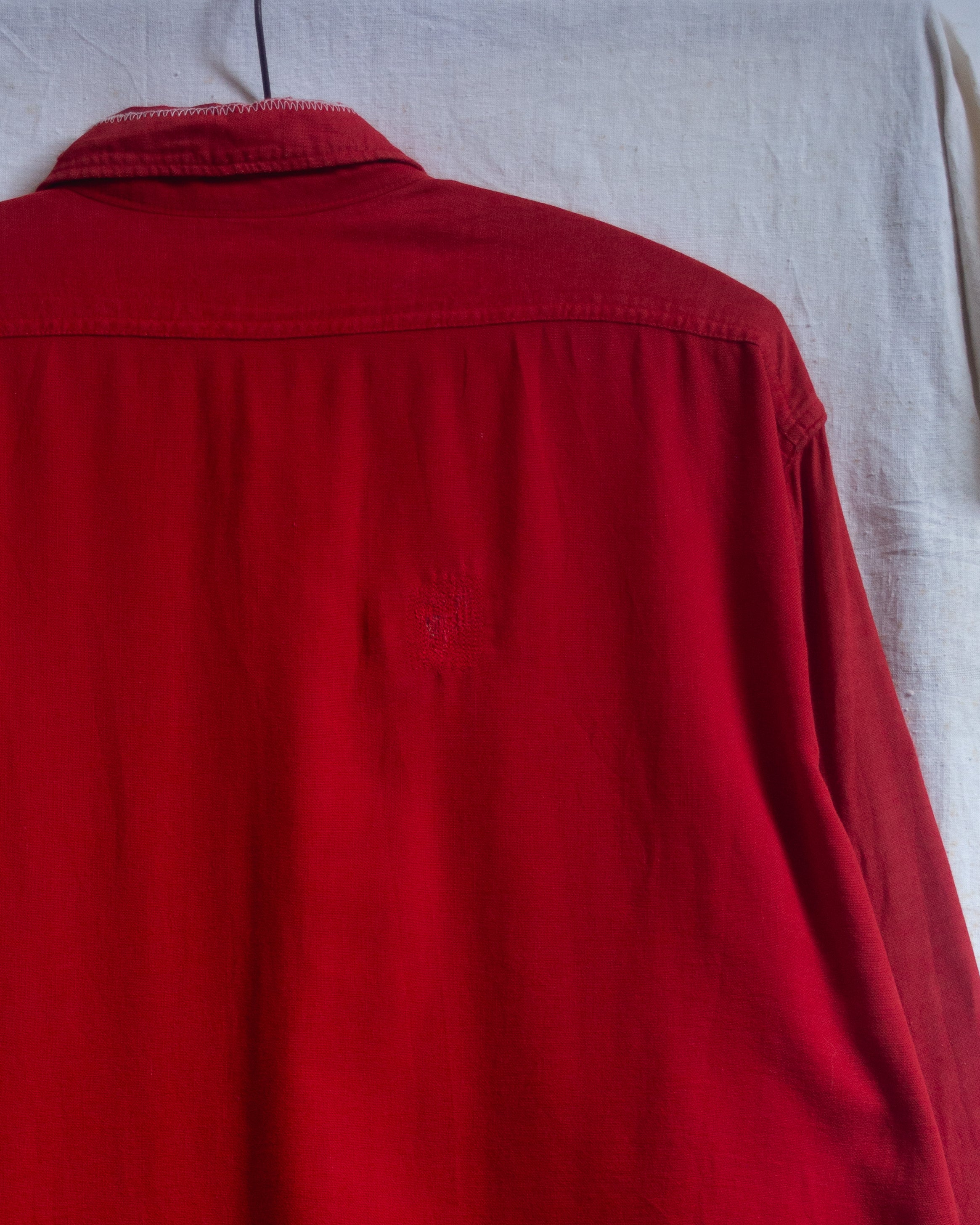 1950s thrashed and repaired jc penny shirt