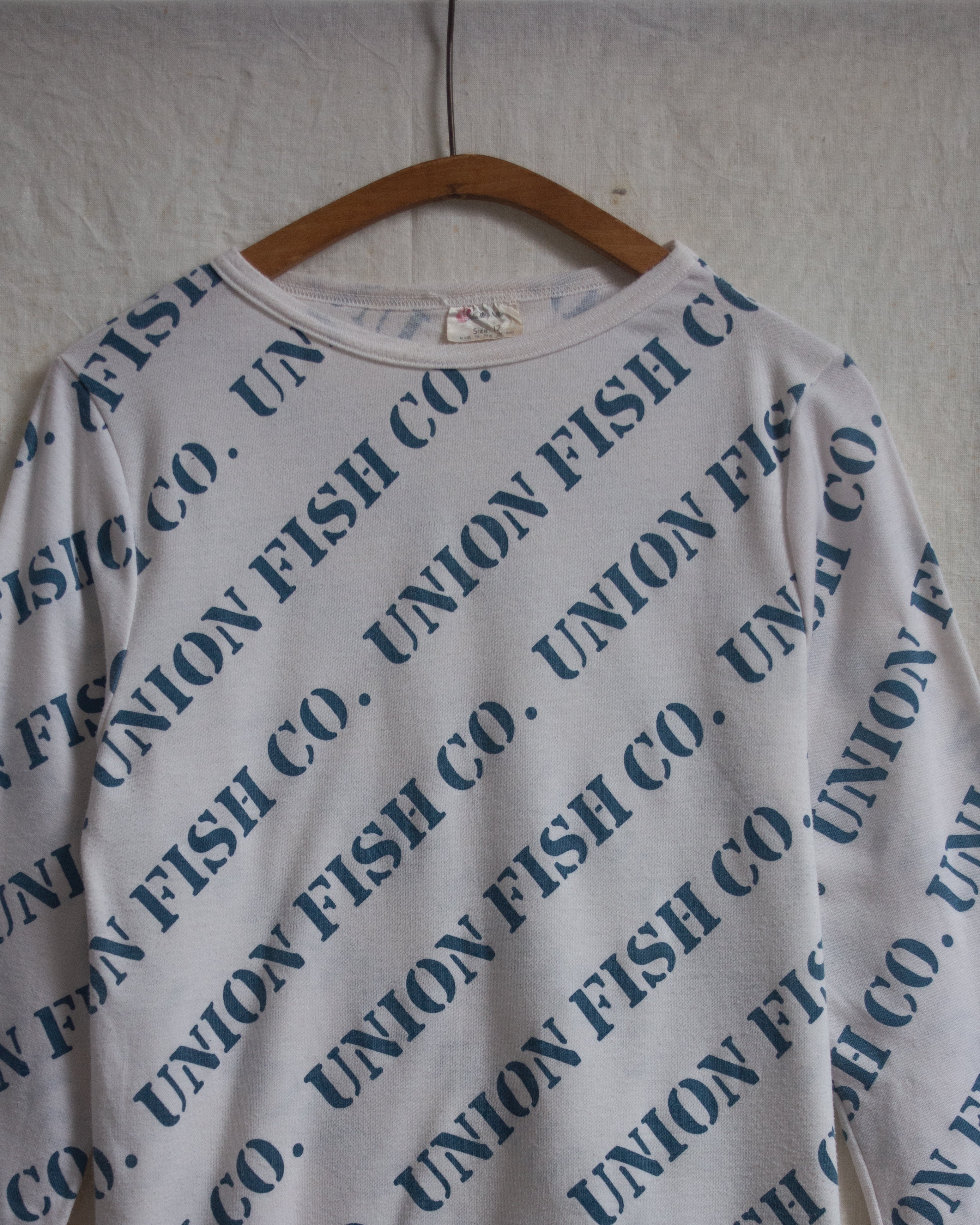 1970S Union Fish Co Tee Size 12