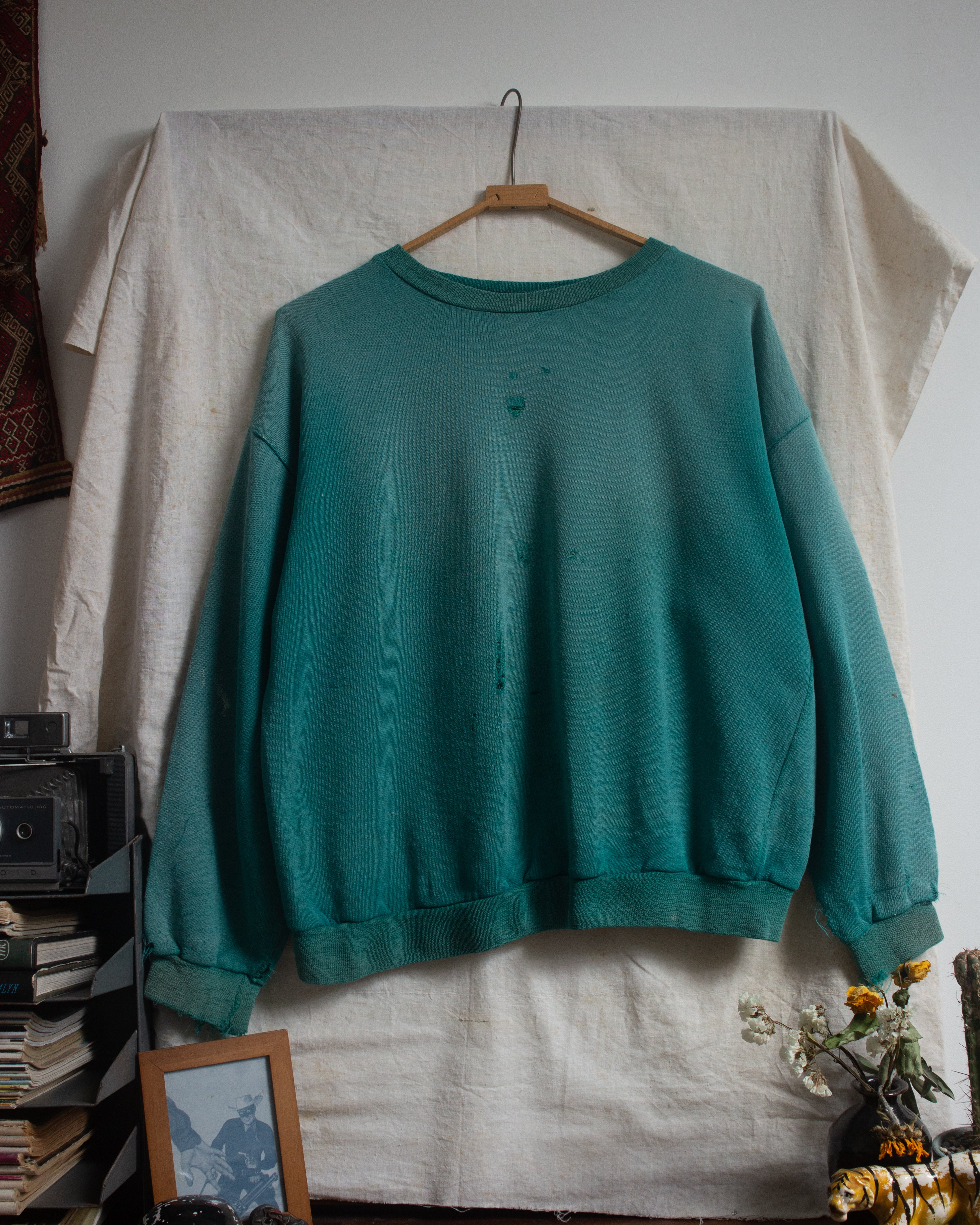 1970S/80S Thrashed Crewneck Size XL