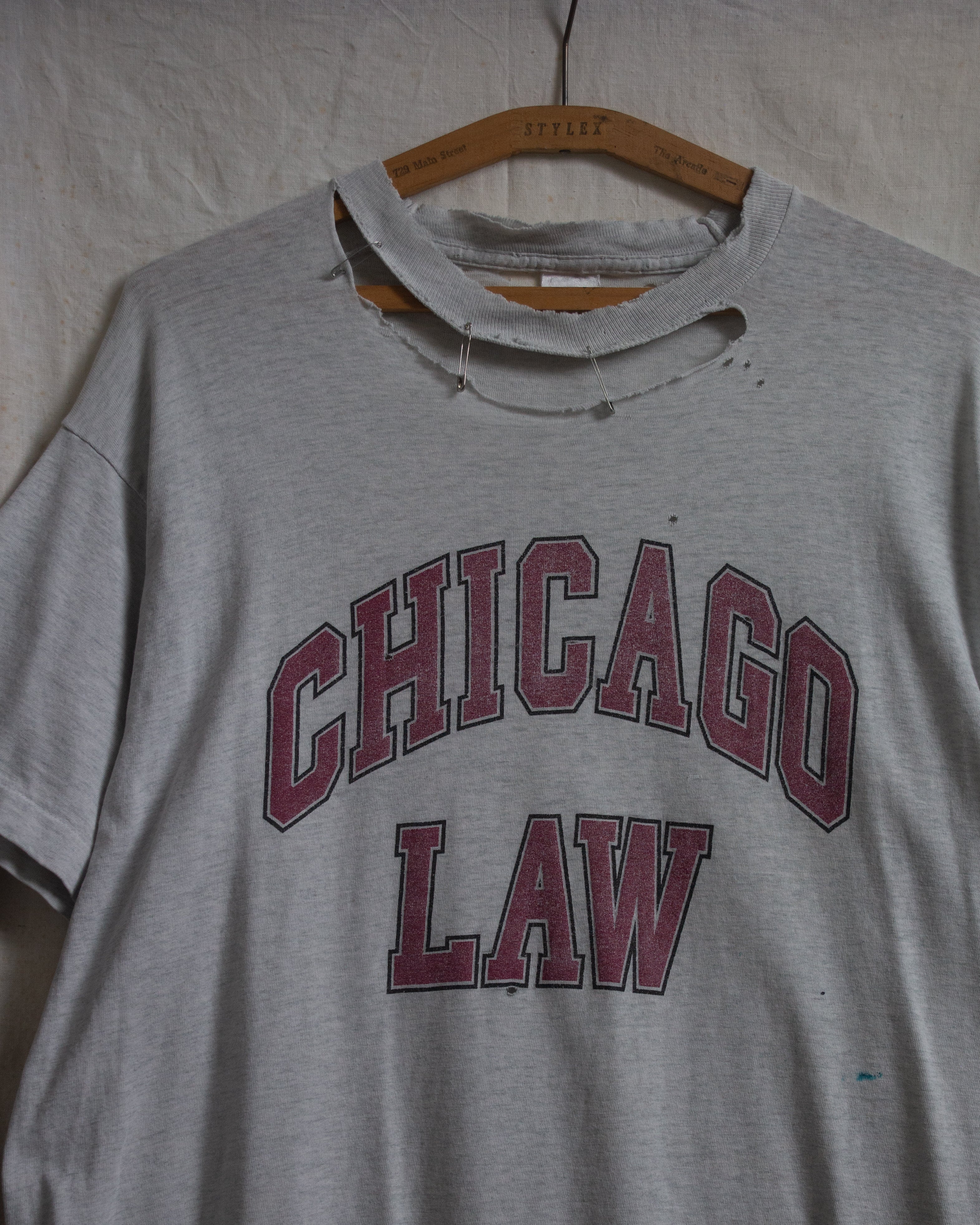 90S Thrashed Chicago Law Tee Size XL