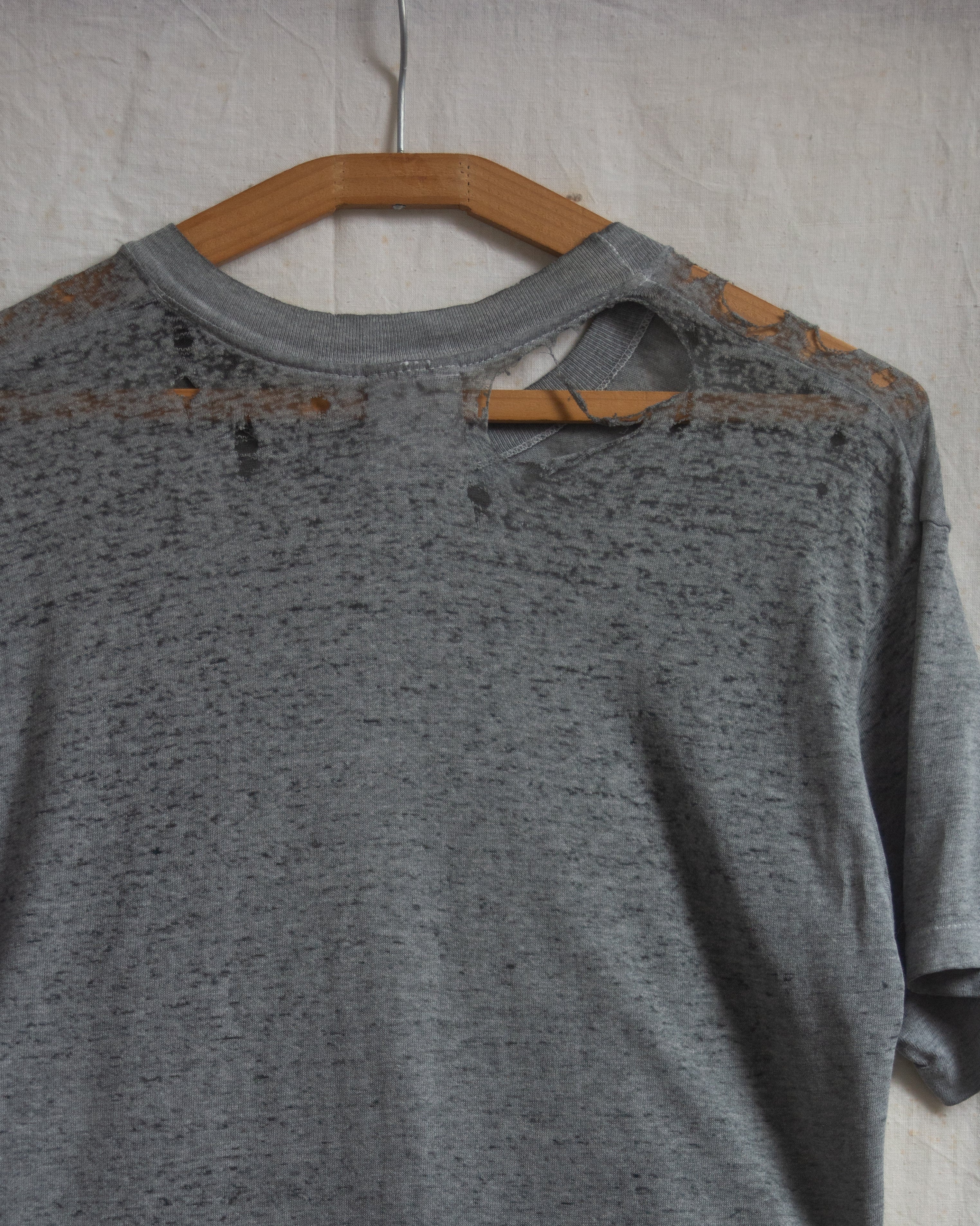 1980S FDNY Thrashed And Paper Thin Tee Size L