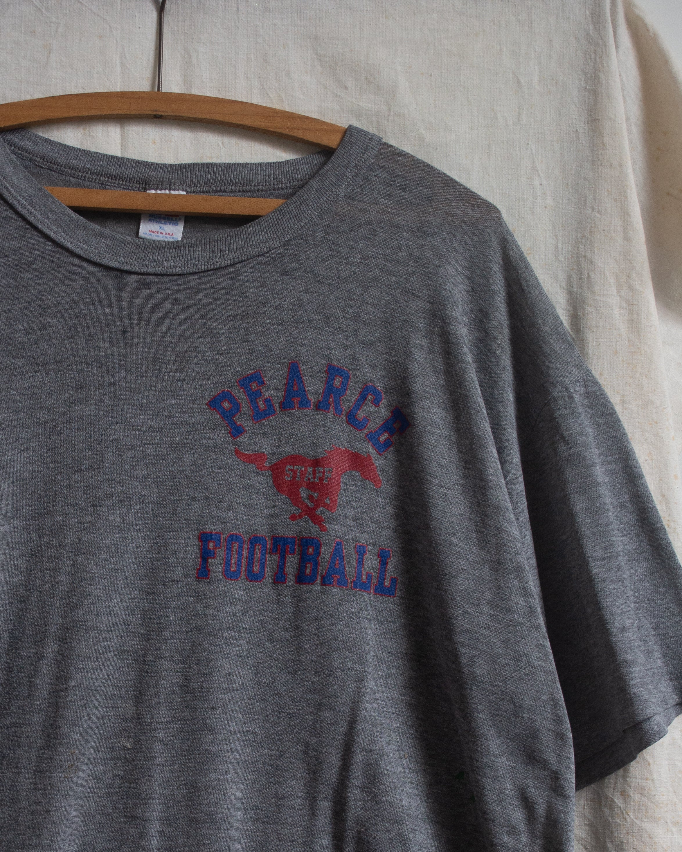 1980S Thin Football Staff Tee Size XL