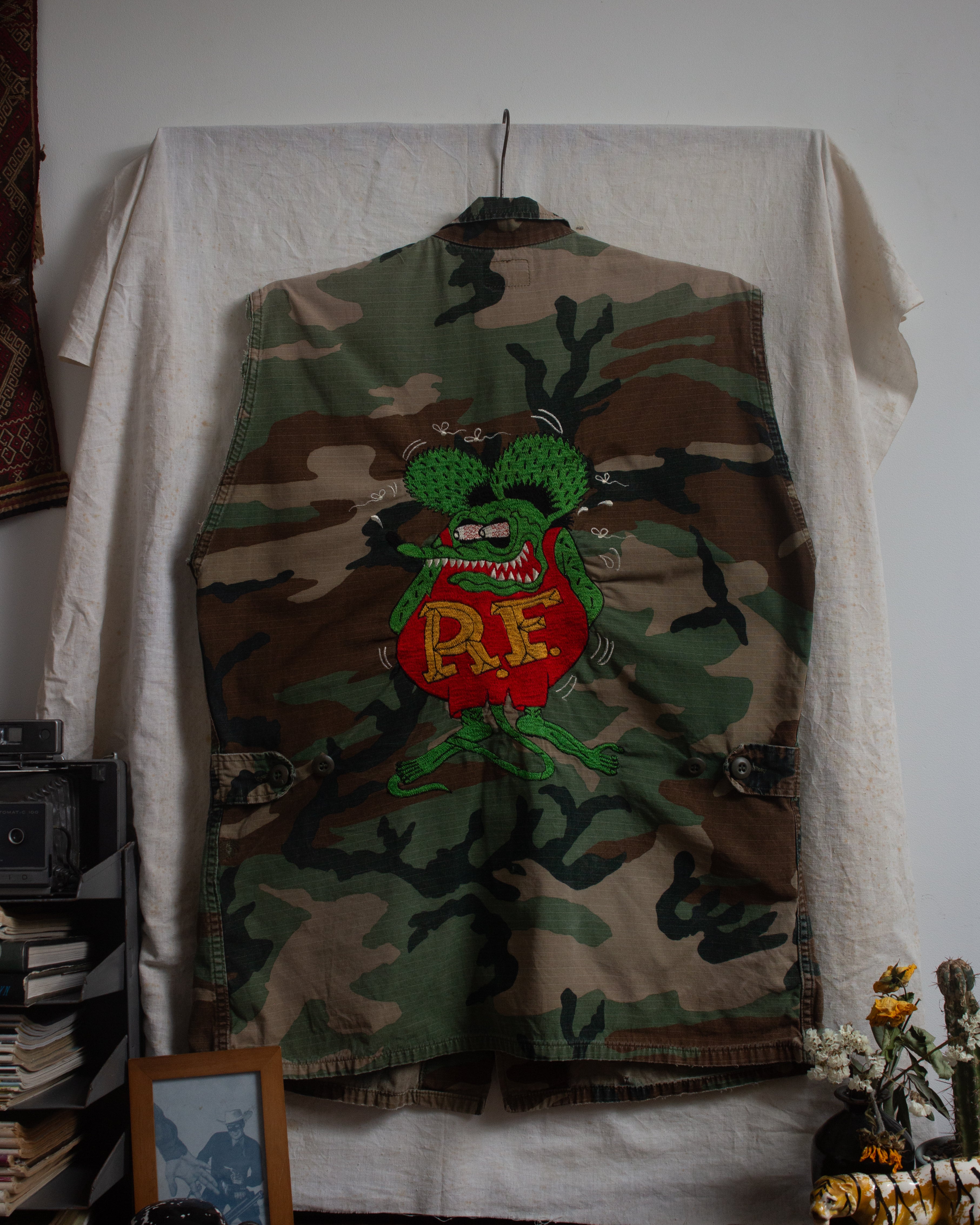 Rat Fink camo vest
