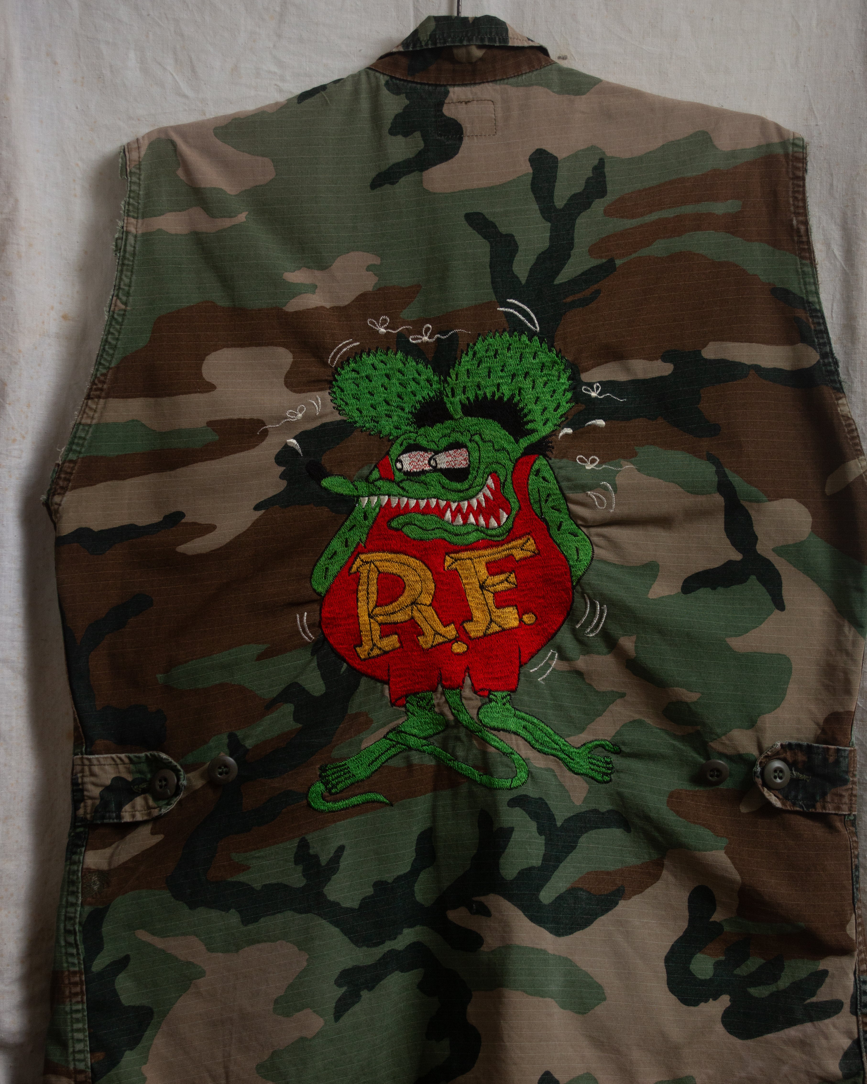 Rat Fink camo vest