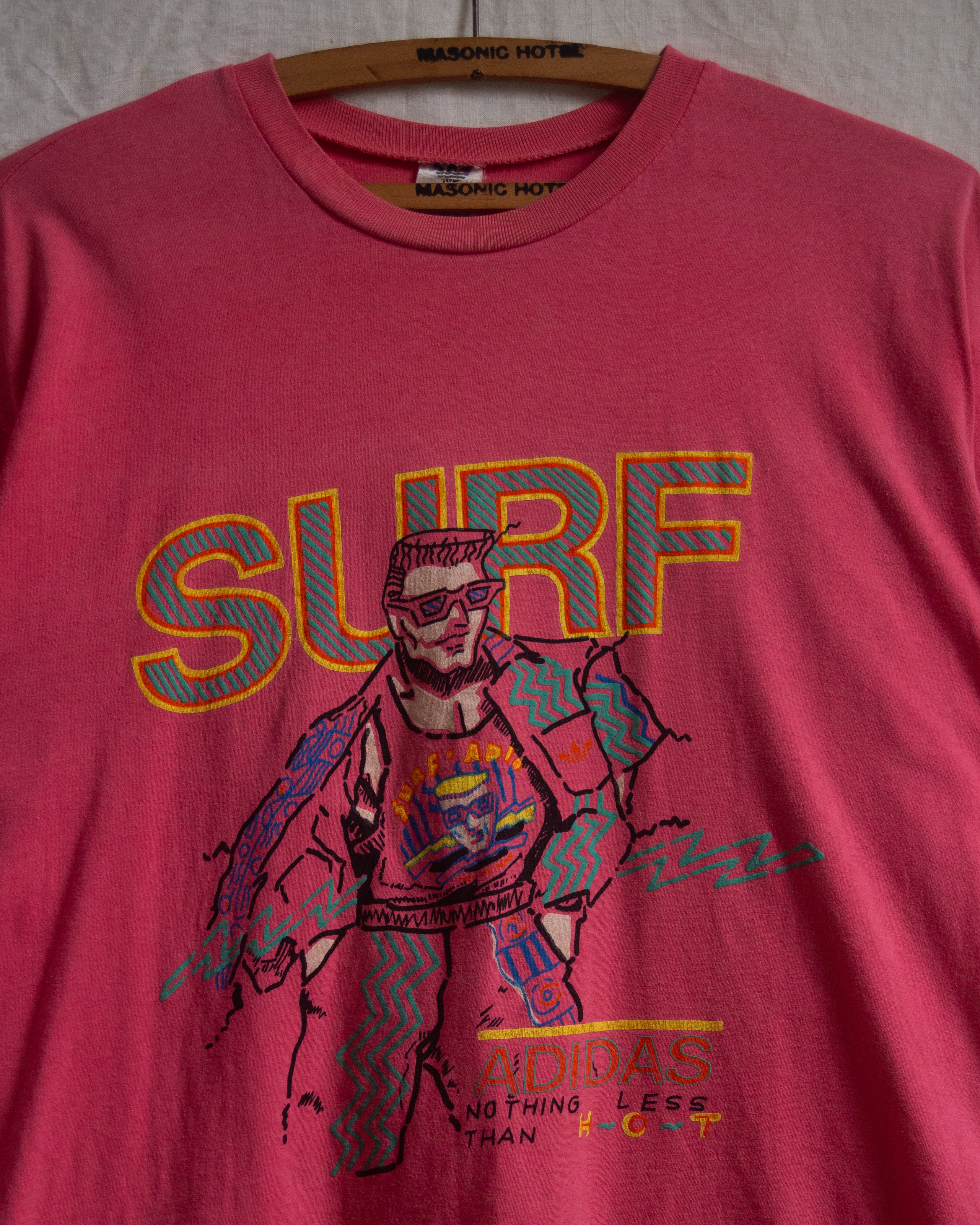 1980S Adidas Surf Tee Size L