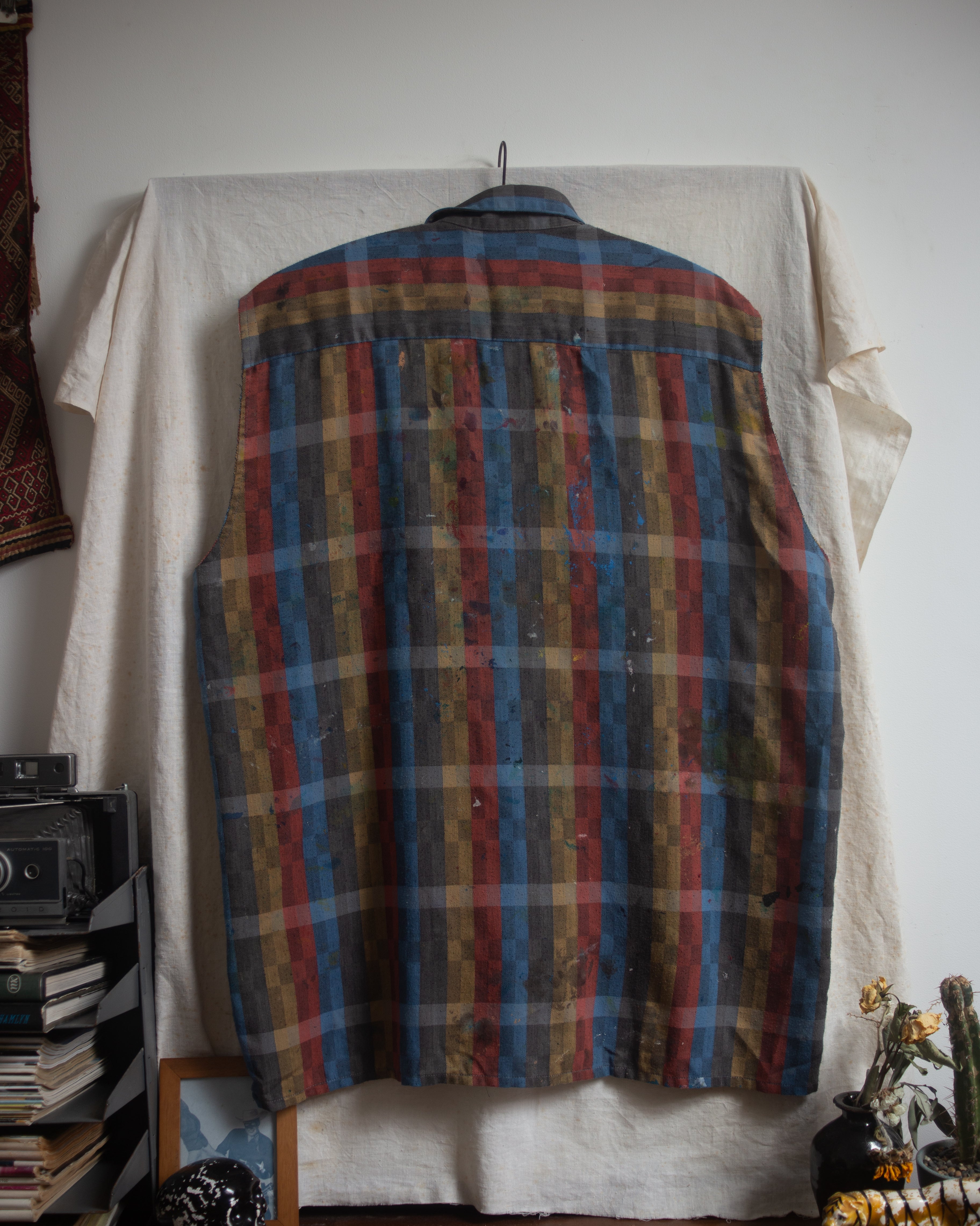 Thrashed pierre cardin cut shirt