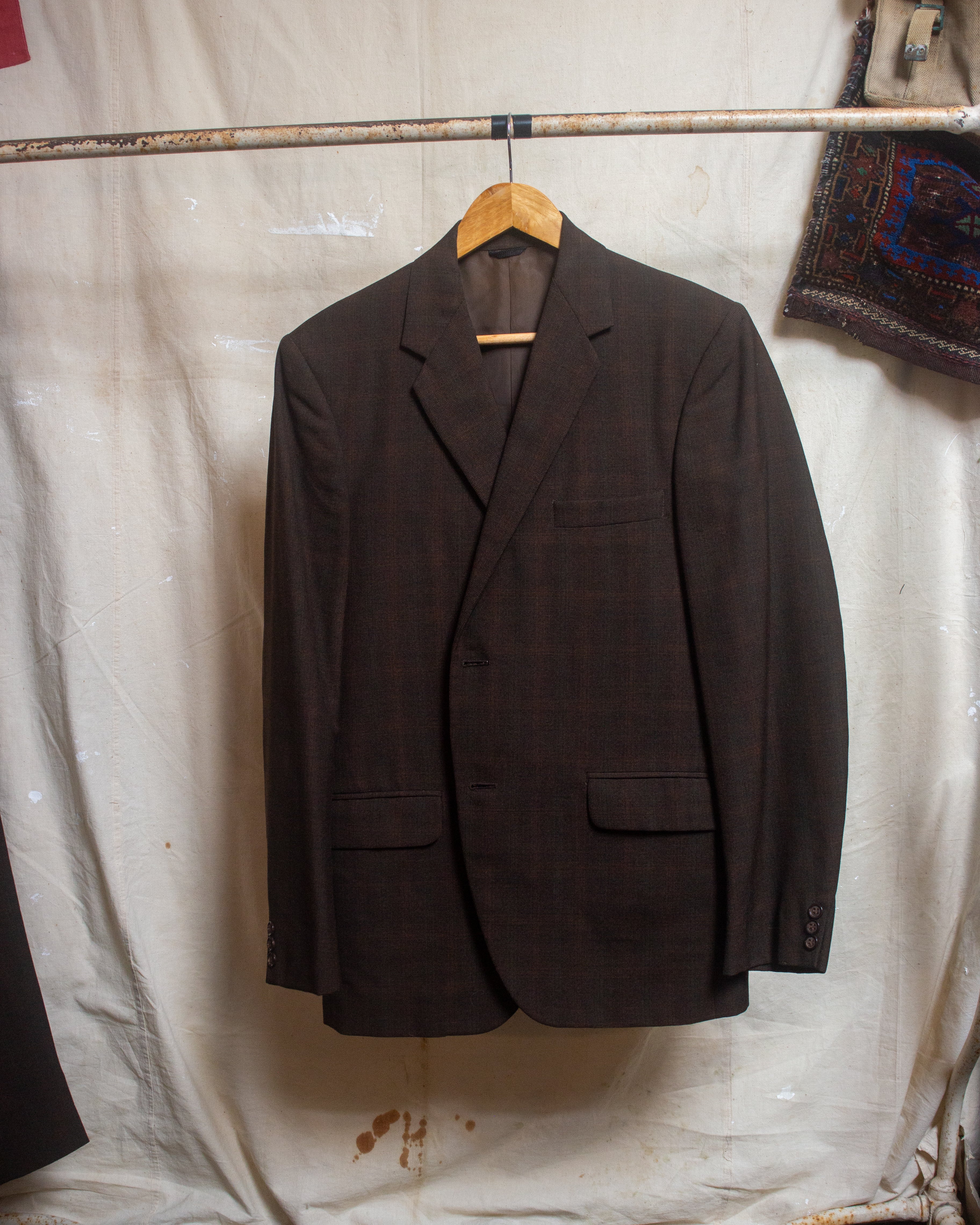 1970S Cambridge brown wool suit
