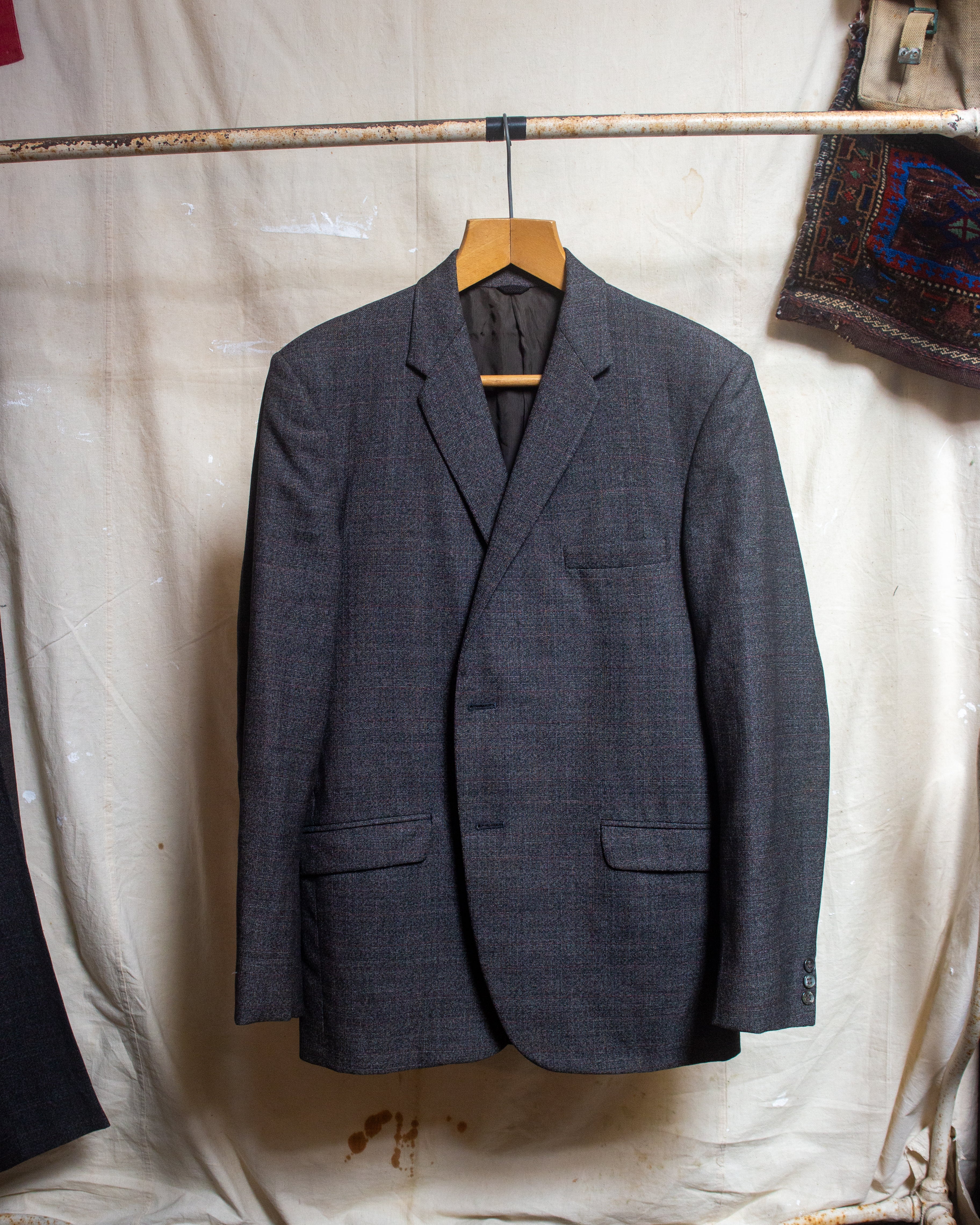 1970s Cambridge grey wool suit
