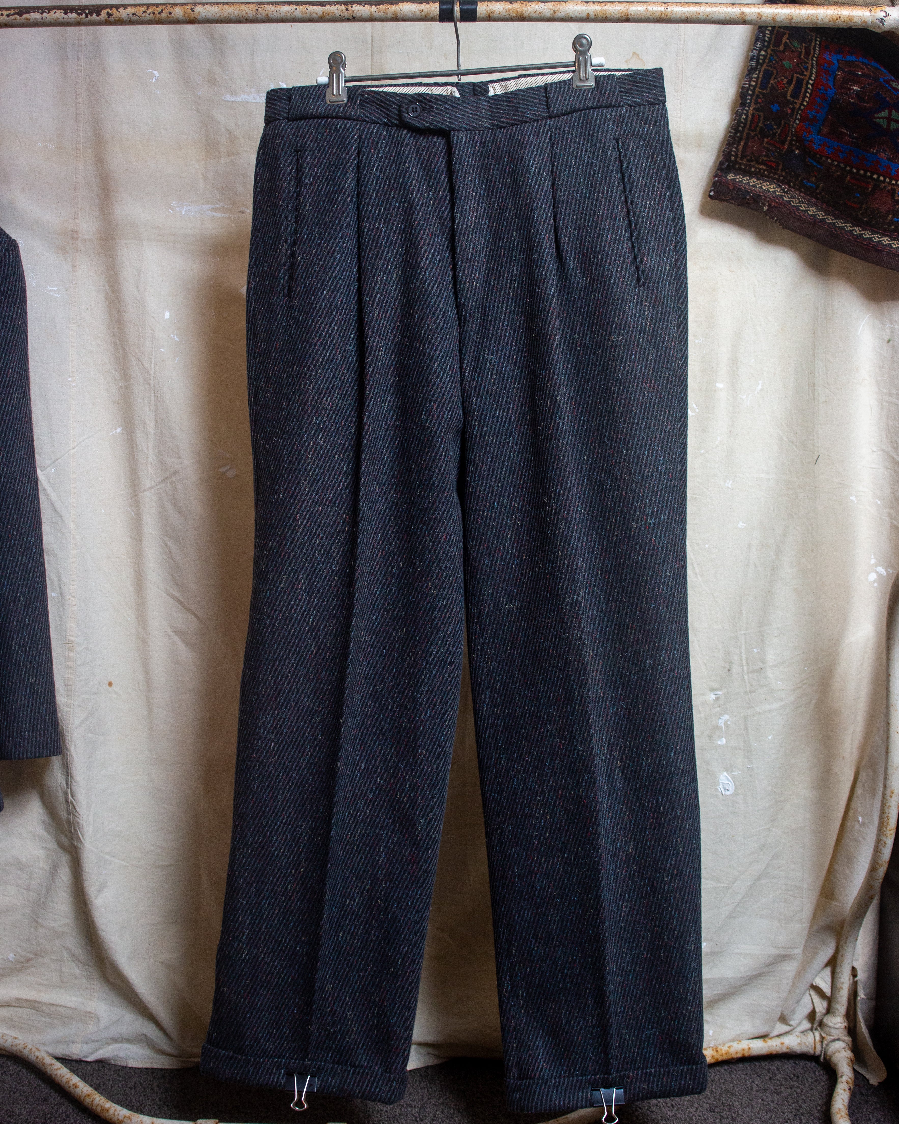 1980S wool double breasted suit