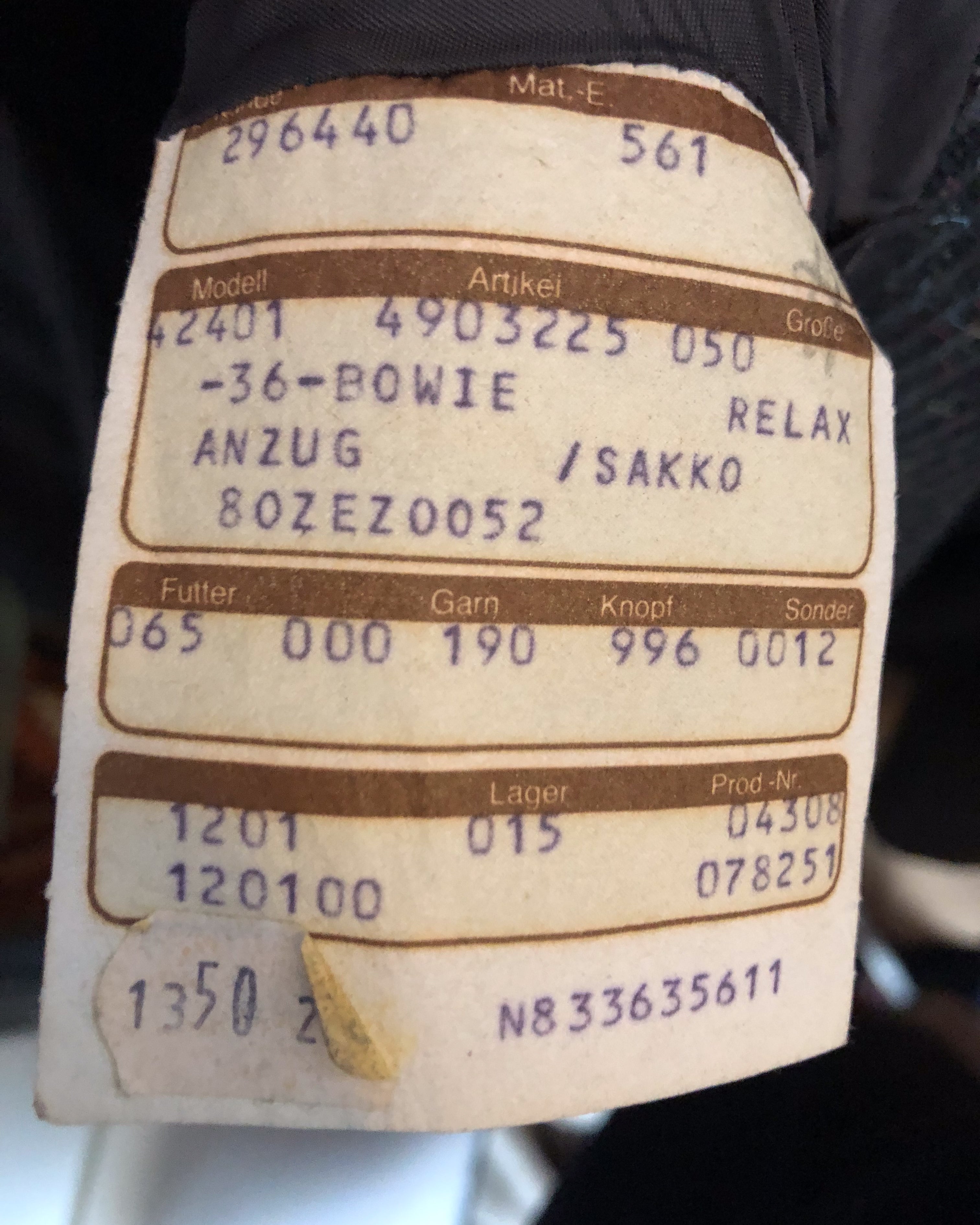 1980S wool double breasted suit