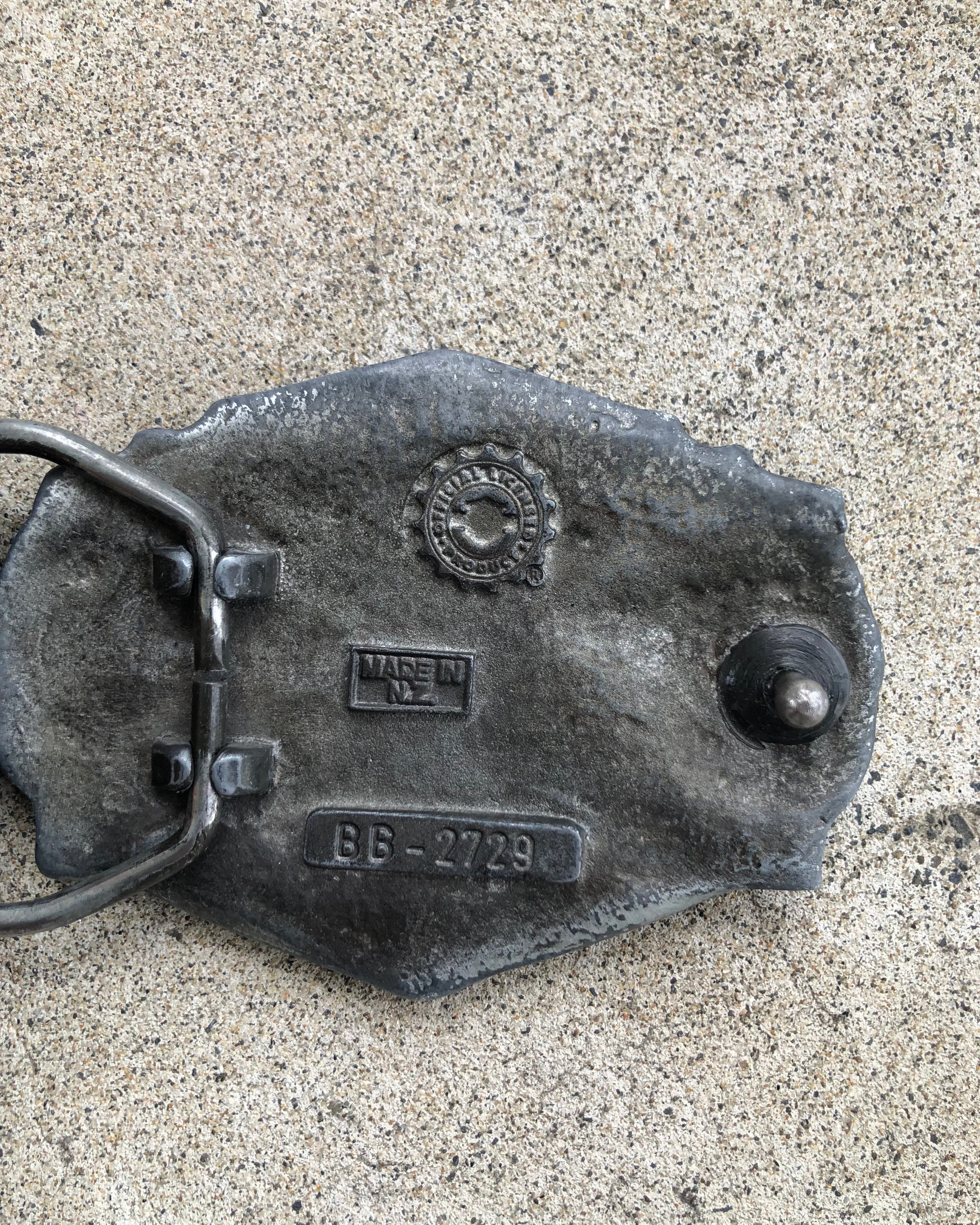 80s Distressed Studded Belt