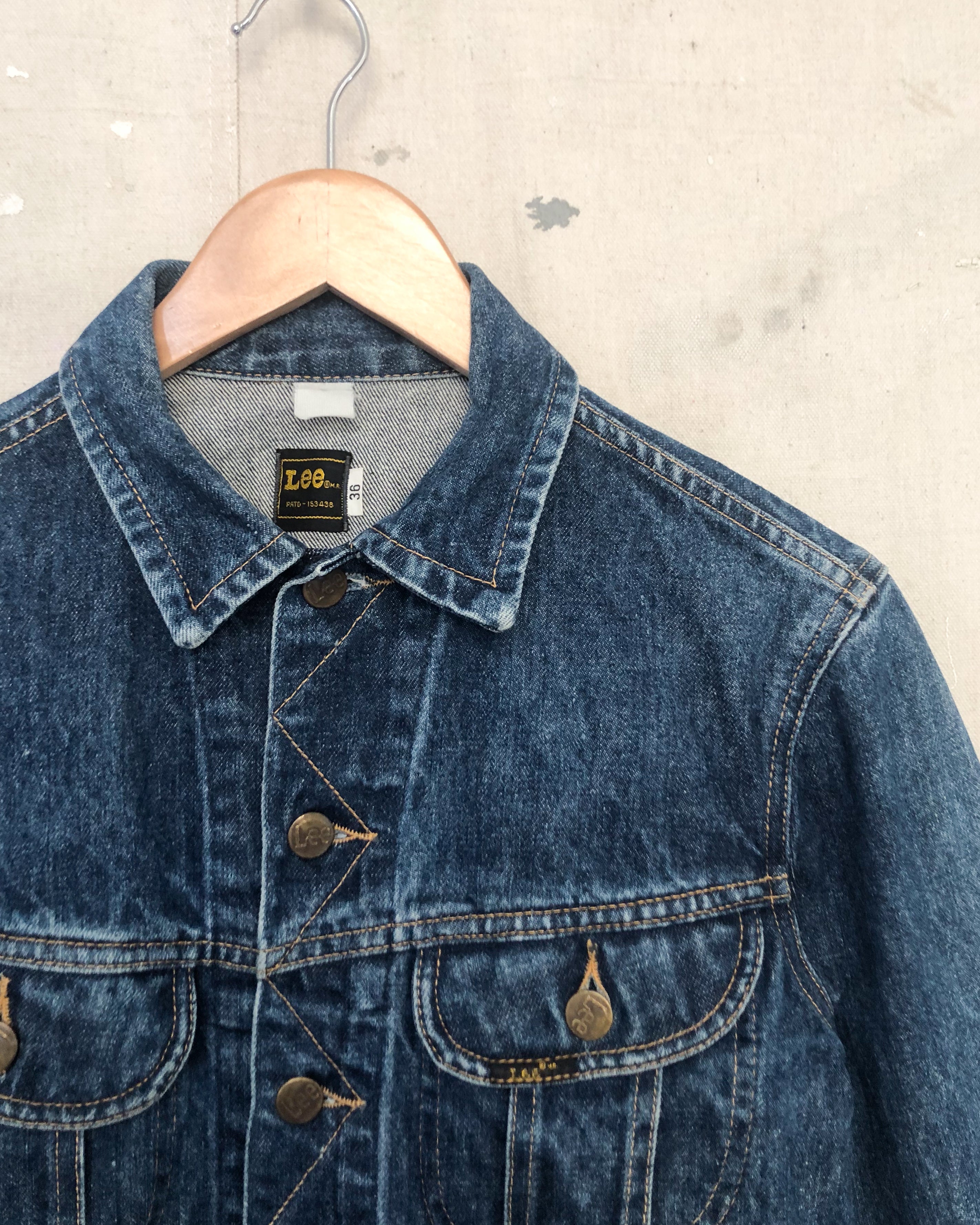 1970S/80S NZ Made Lee Denim Jacket - 36