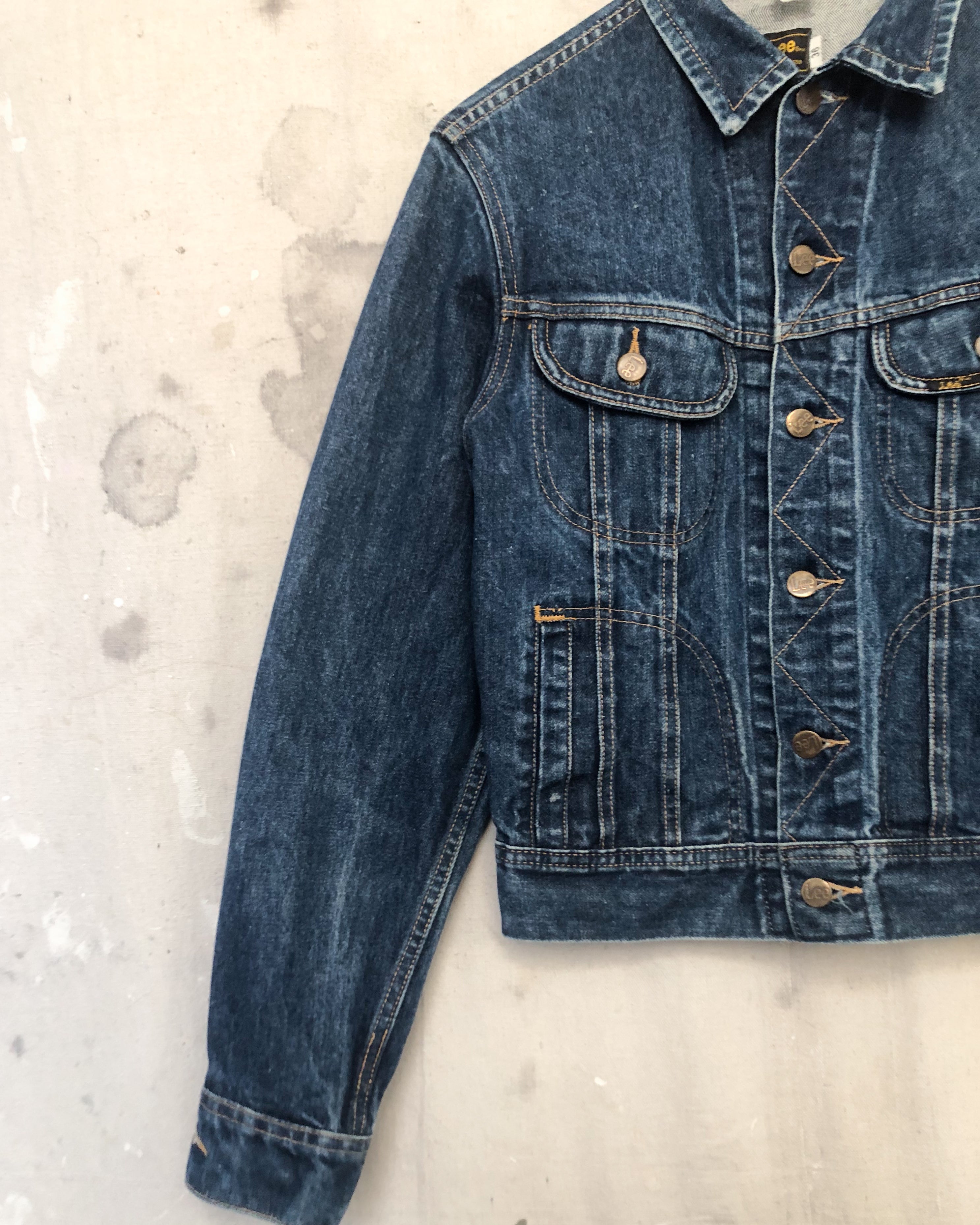 1970S/80S NZ Made Lee Denim Jacket - 36