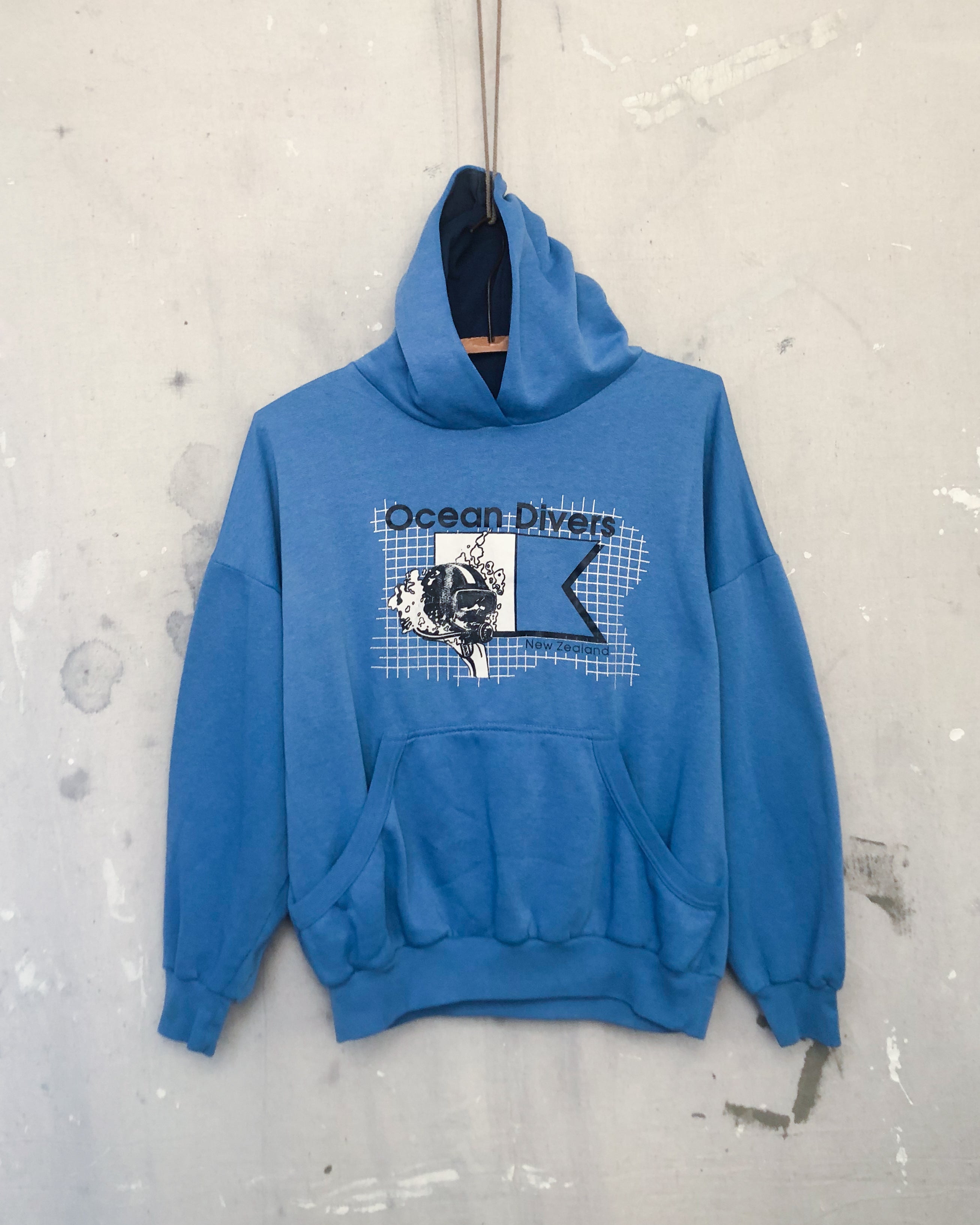 1990S NZ Ocean Divers Hoodie - S/M