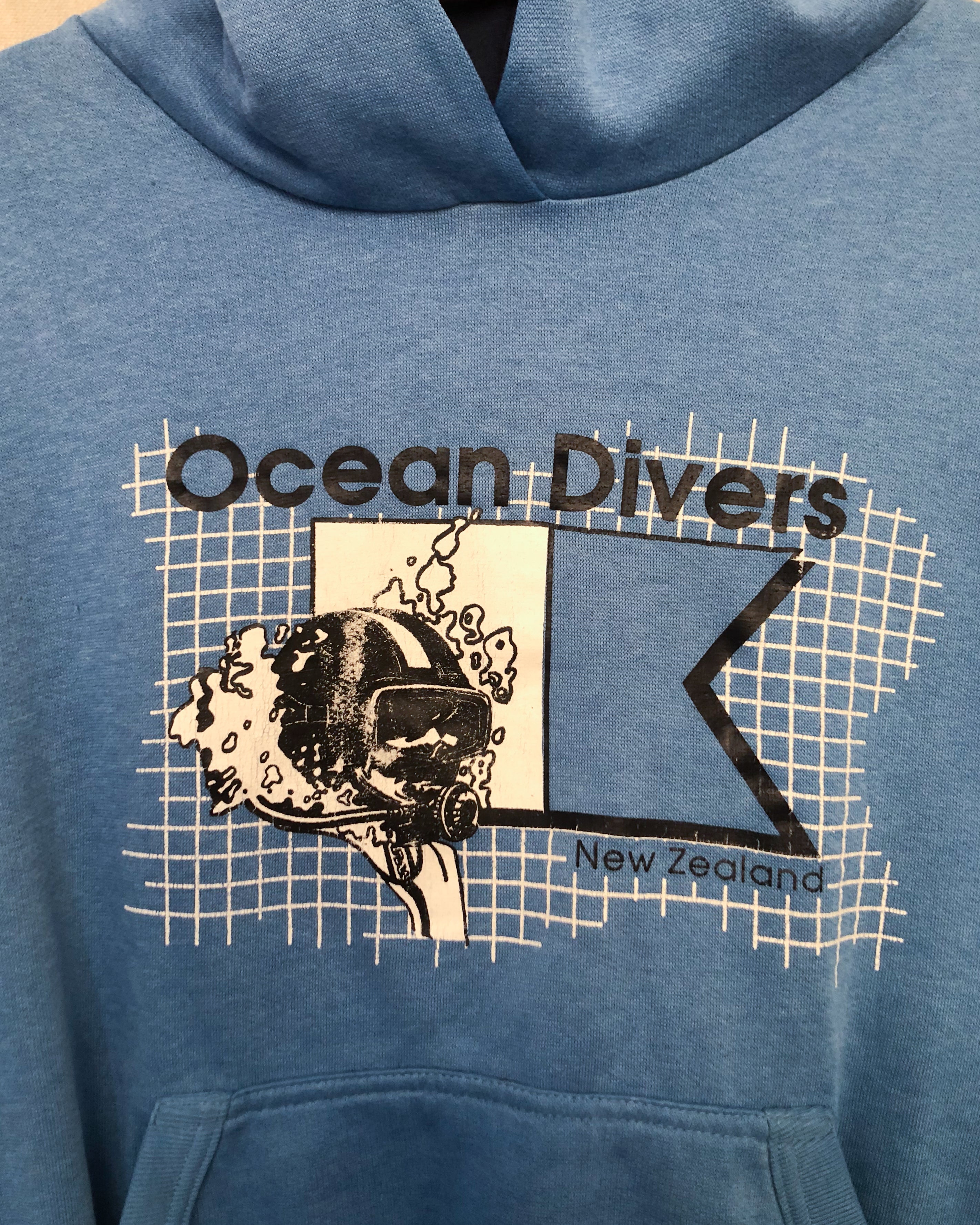 1990S NZ Ocean Divers Hoodie - S/M