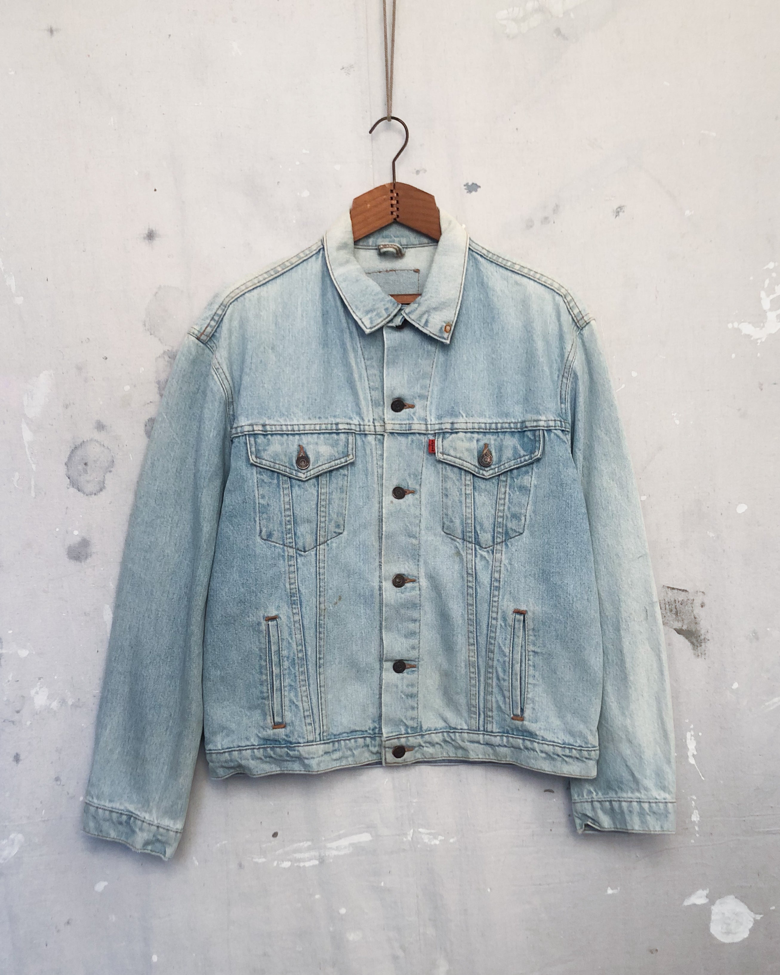 1990S NZ Made Levis Orange Tab Denim Jacket Size - 38 M