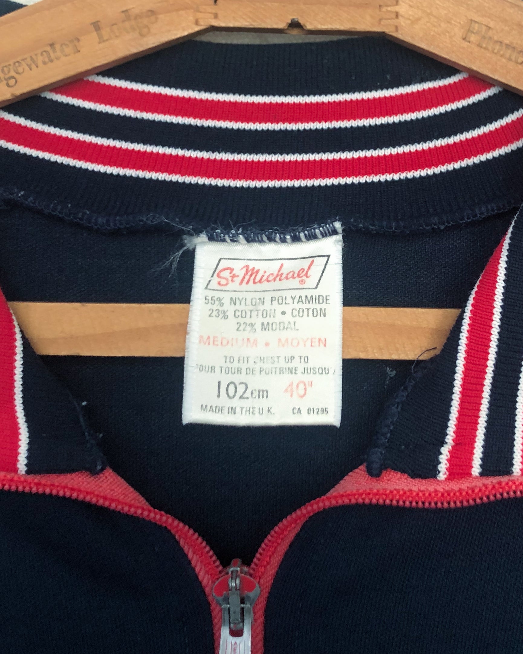 1970S/80S St Michael Track Jacket - M