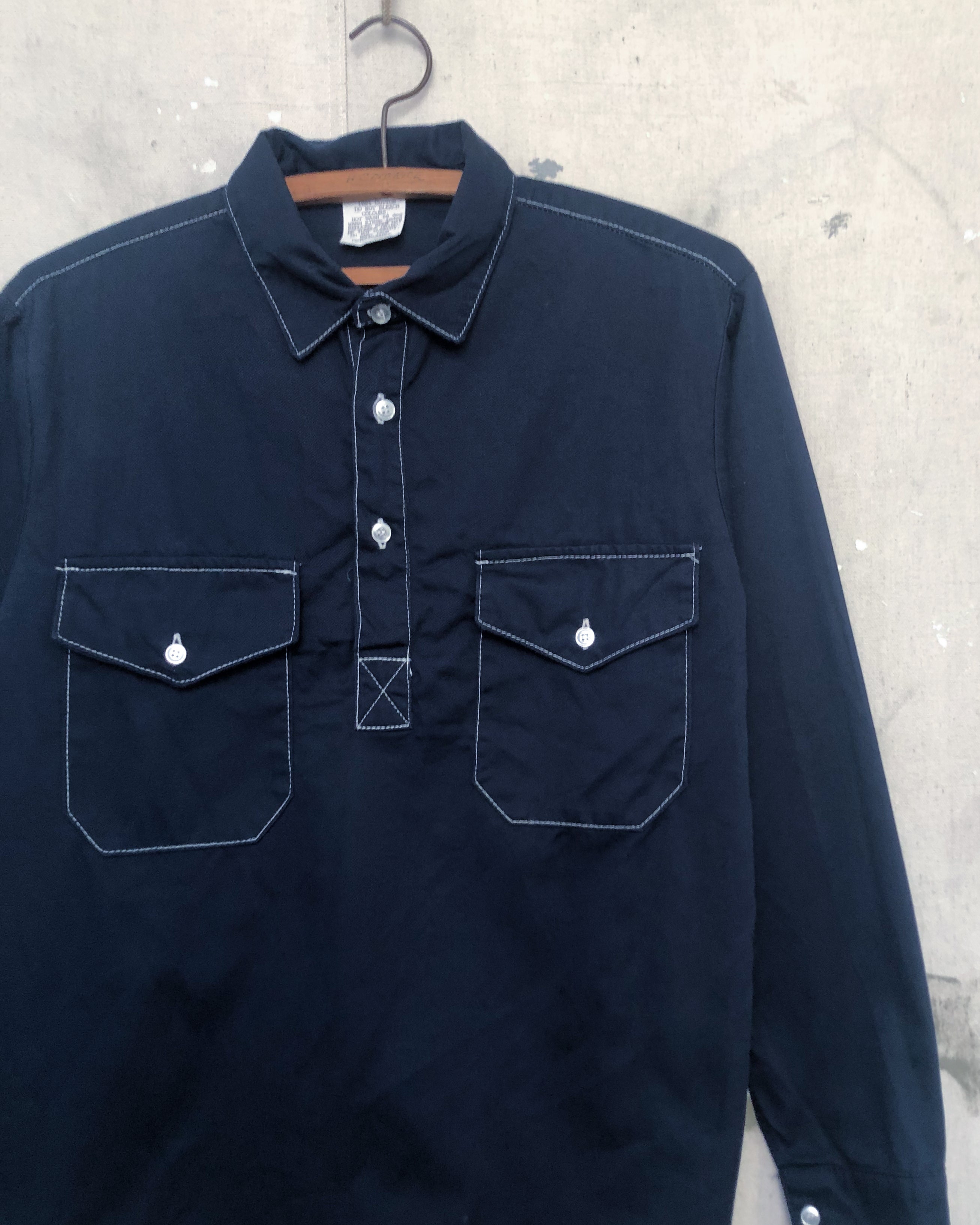 NZ Made John Bull Pull Over Shirt - M
