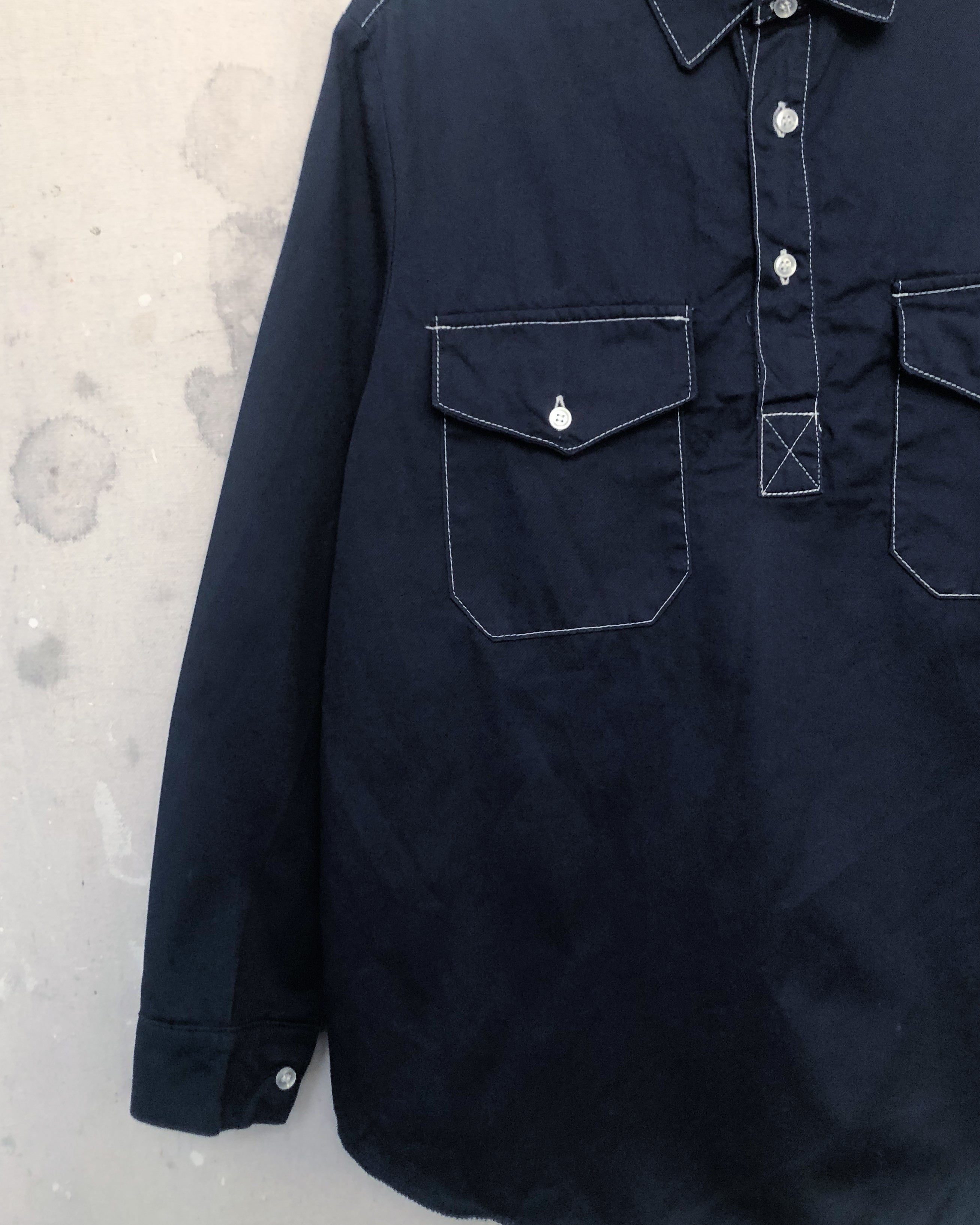 NZ Made John Bull Pull Over Shirt - M