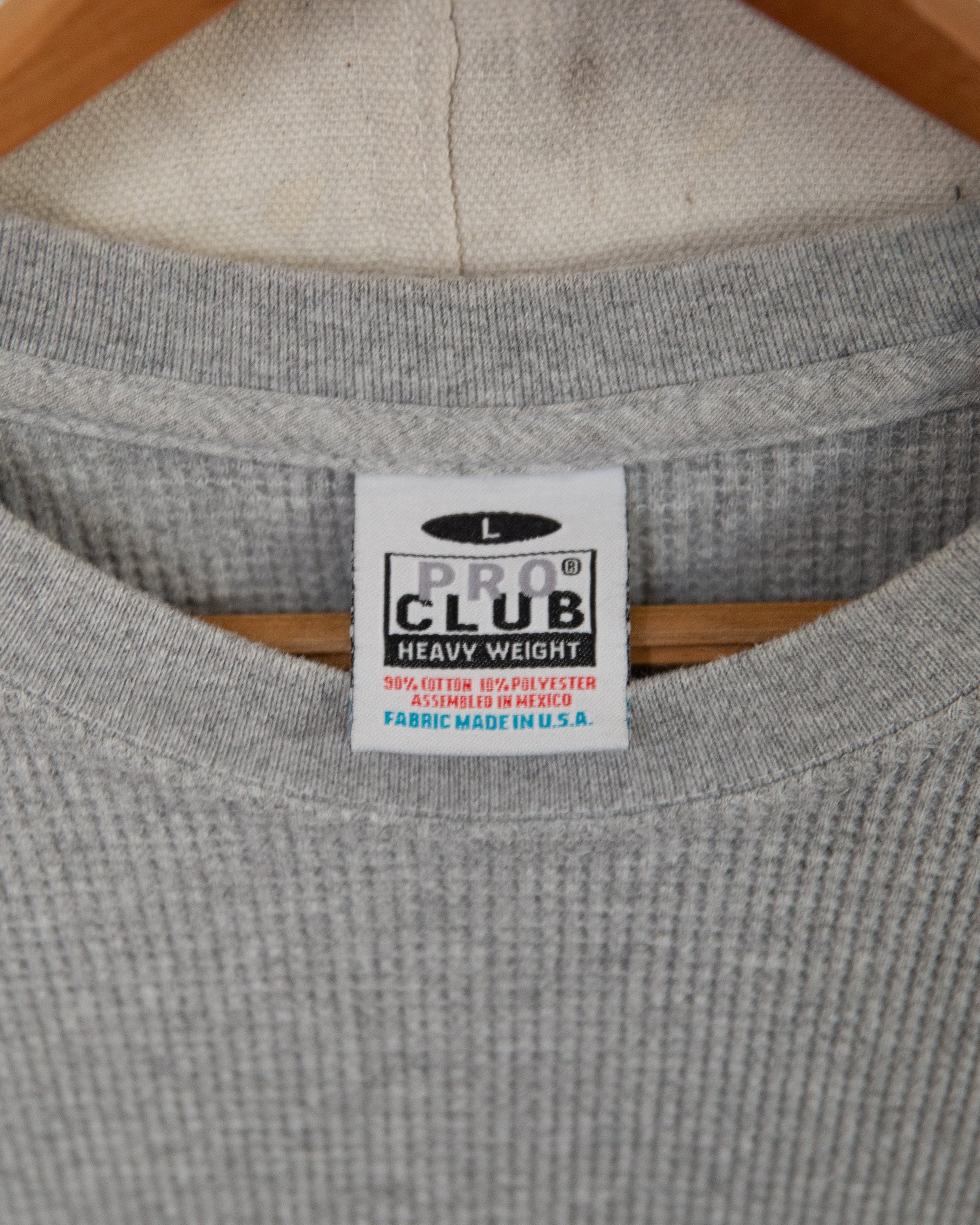 Pro Club Waffle Knit Long Sleeve - L