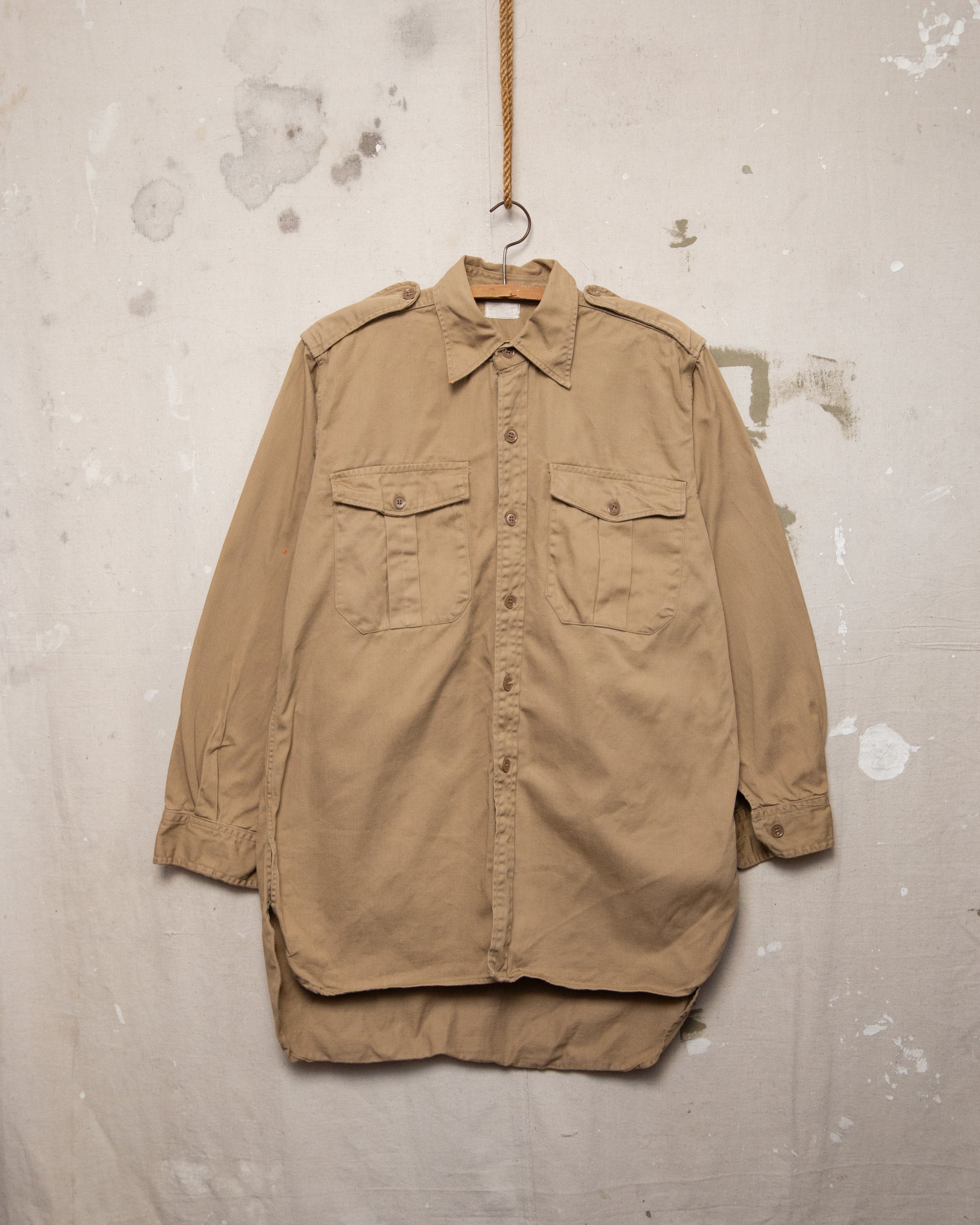 1960S President Work Shirt - L
