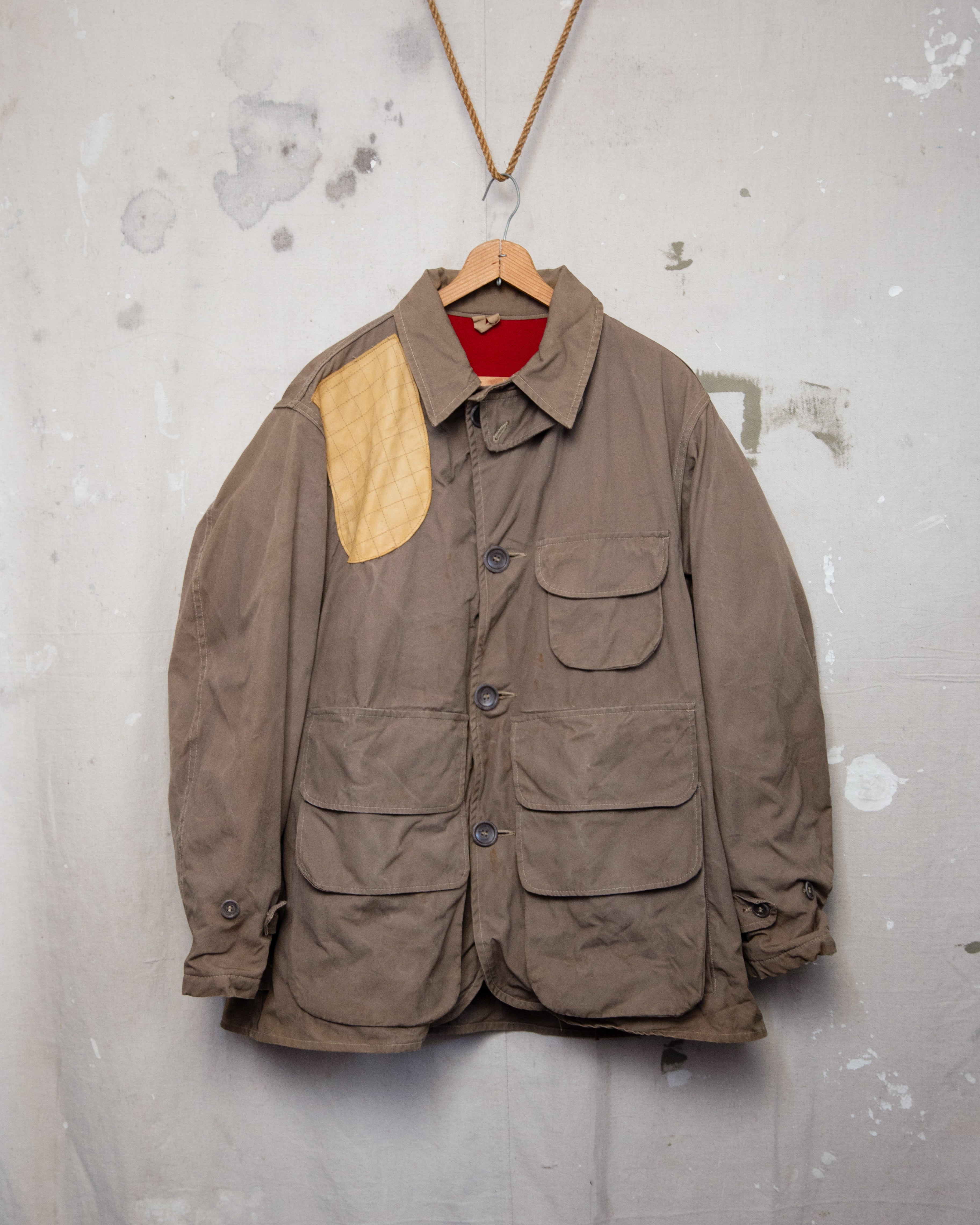 1950S Distressed Masland Hunting Jacket - L