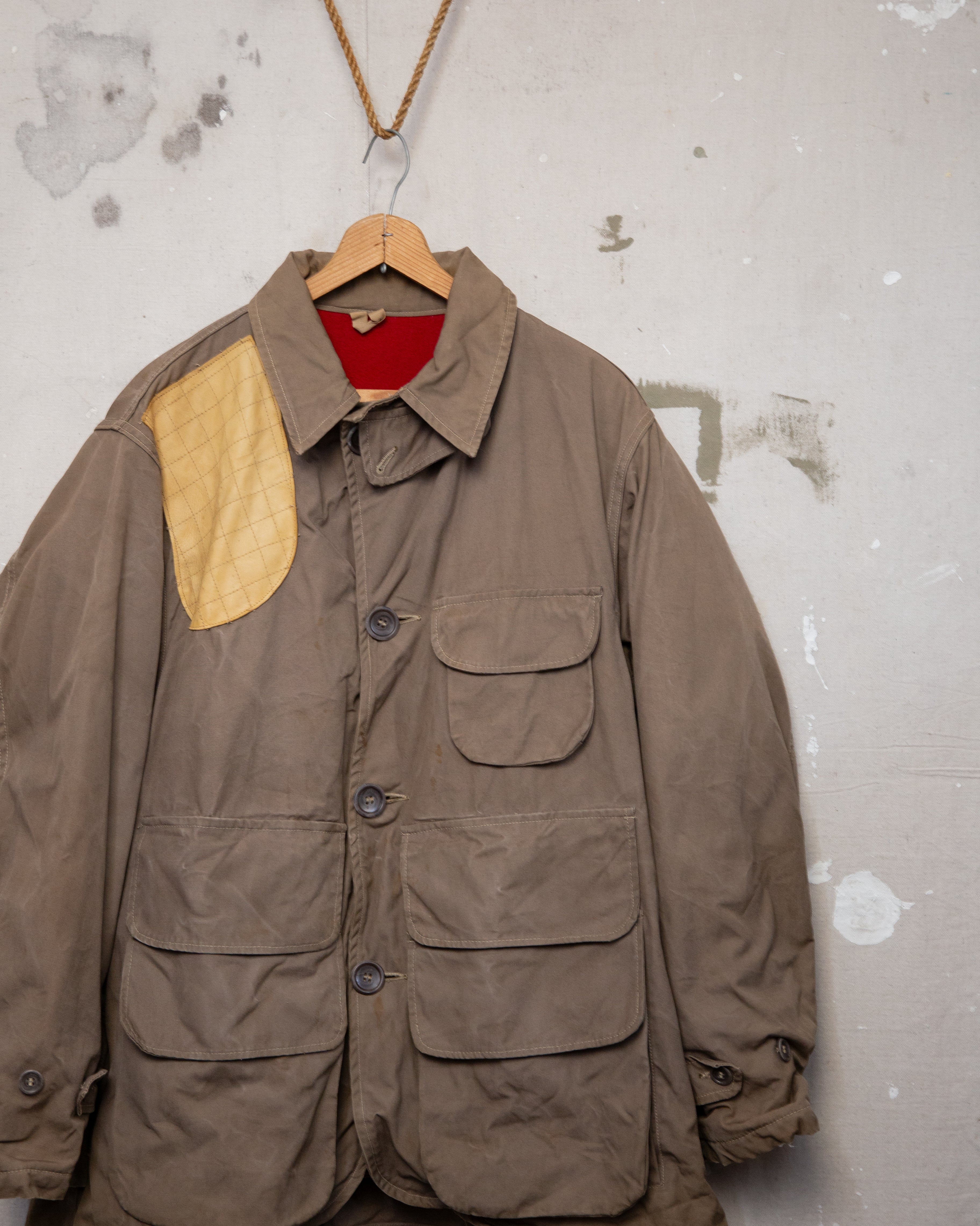 1950S Distressed Masland Hunting Jacket - L