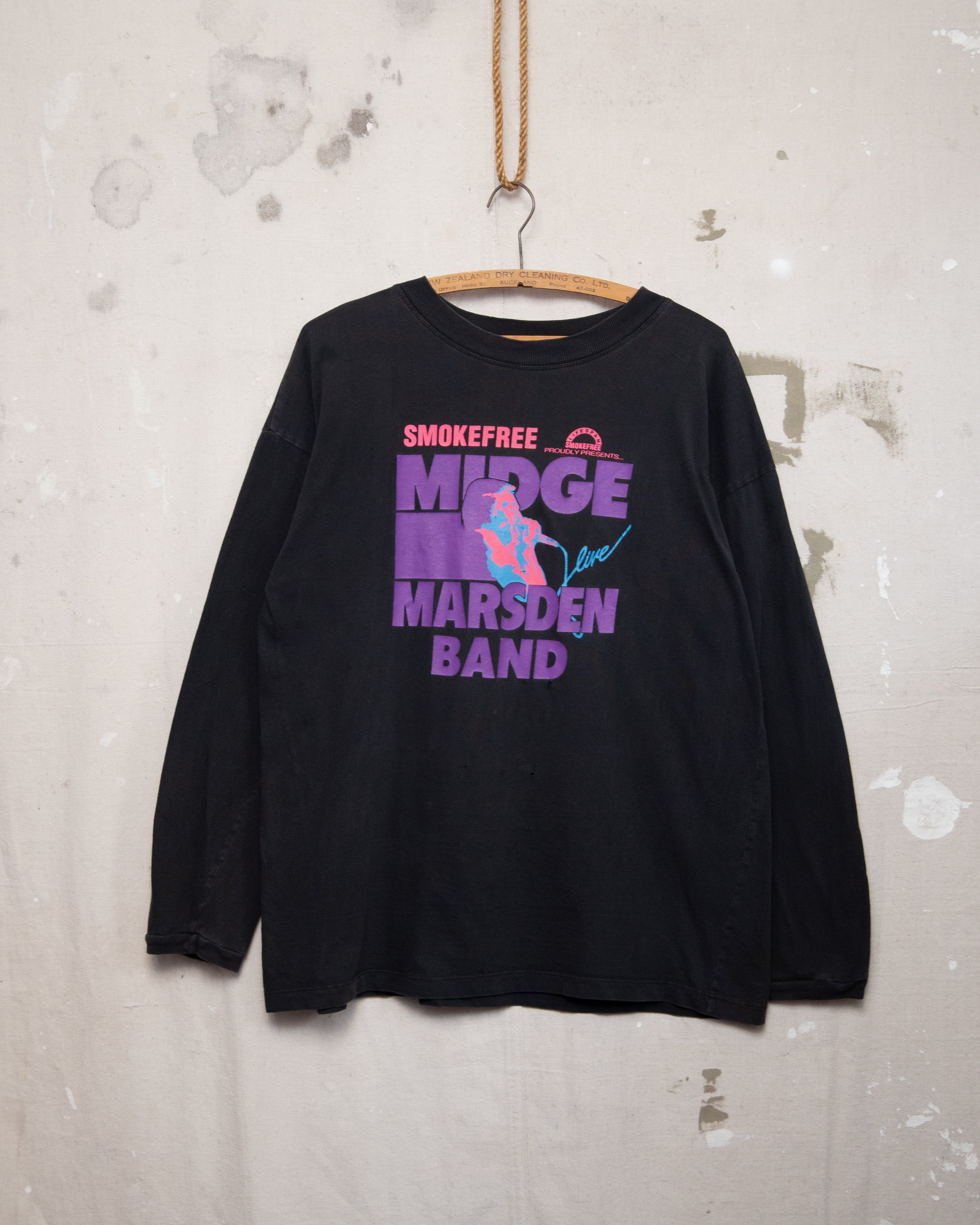1990S Midge Marden Smokefree Longsleeve Tee - L