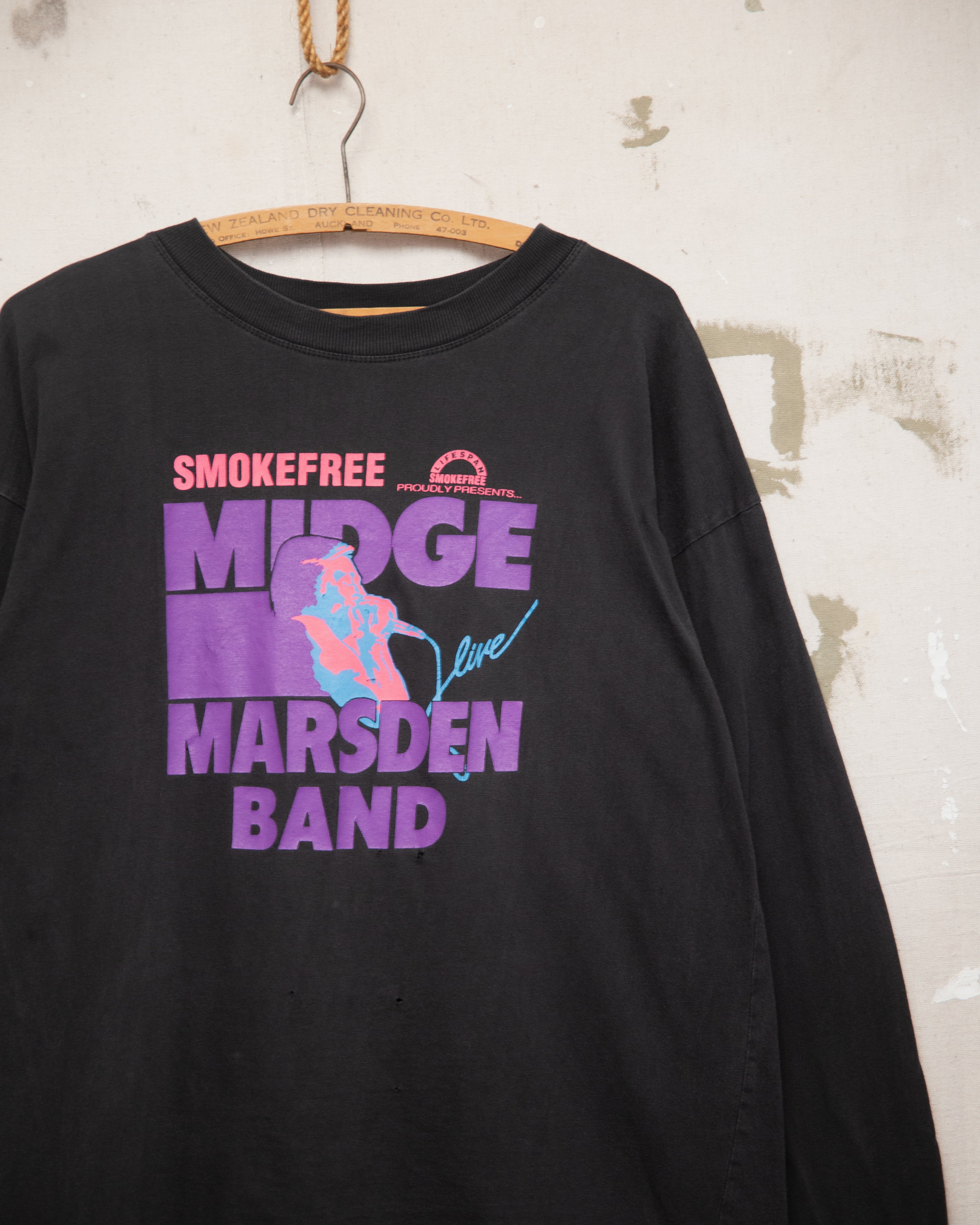 1990S Midge Marden Smokefree Longsleeve Tee - L