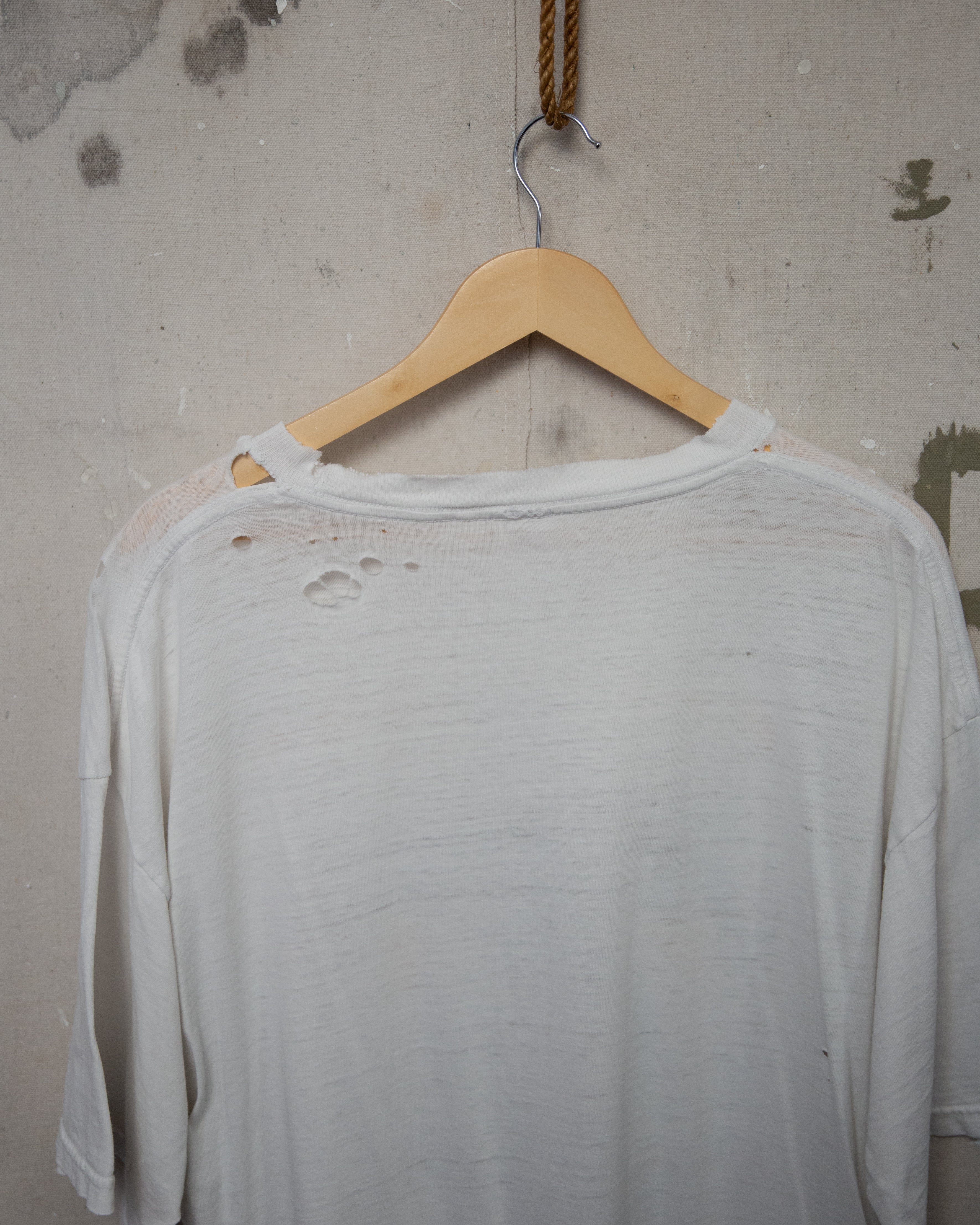 1990S Thrashed Cropped Cubs Tee - XL