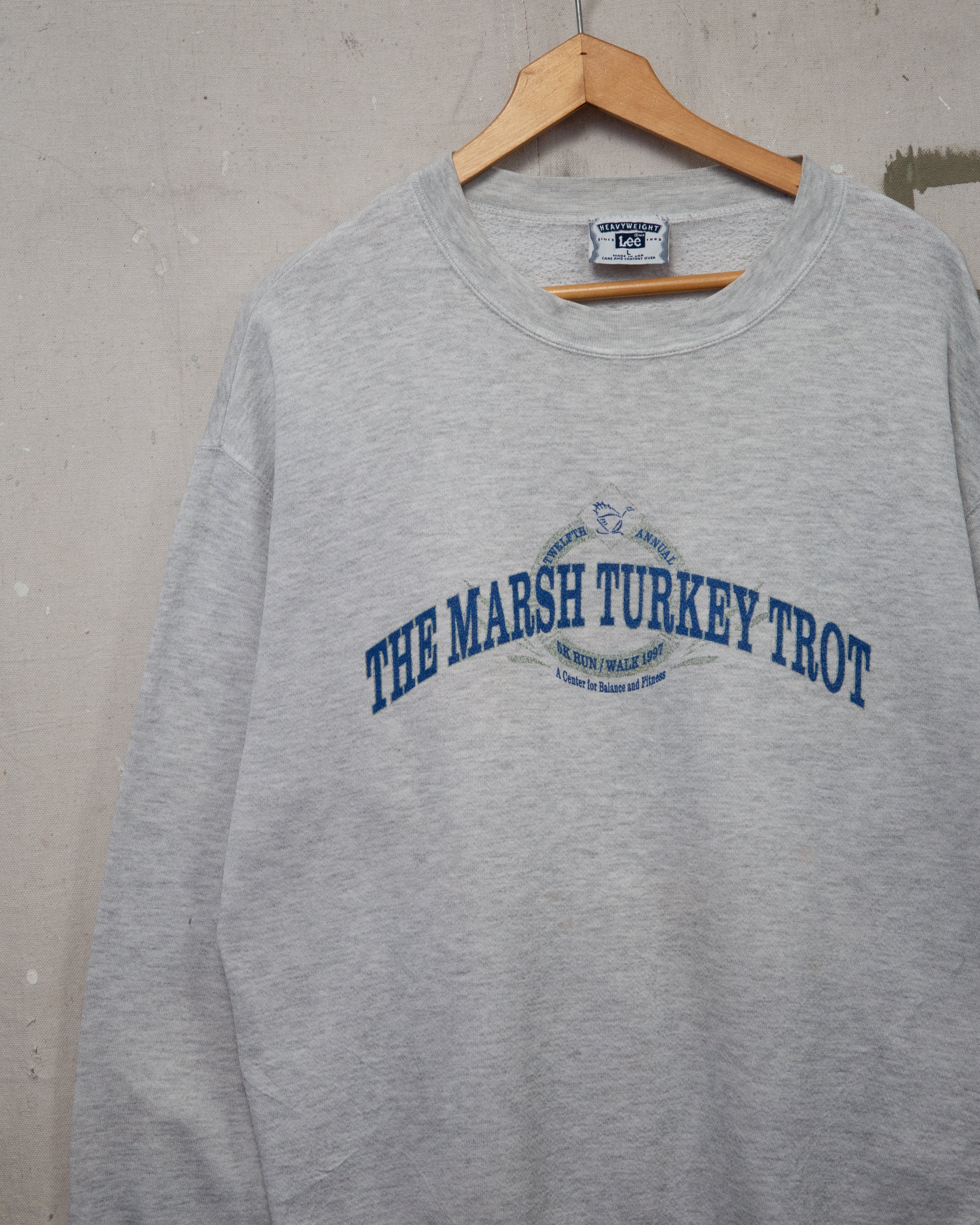 1990S Thrashed Turkey Trot Sweater - L