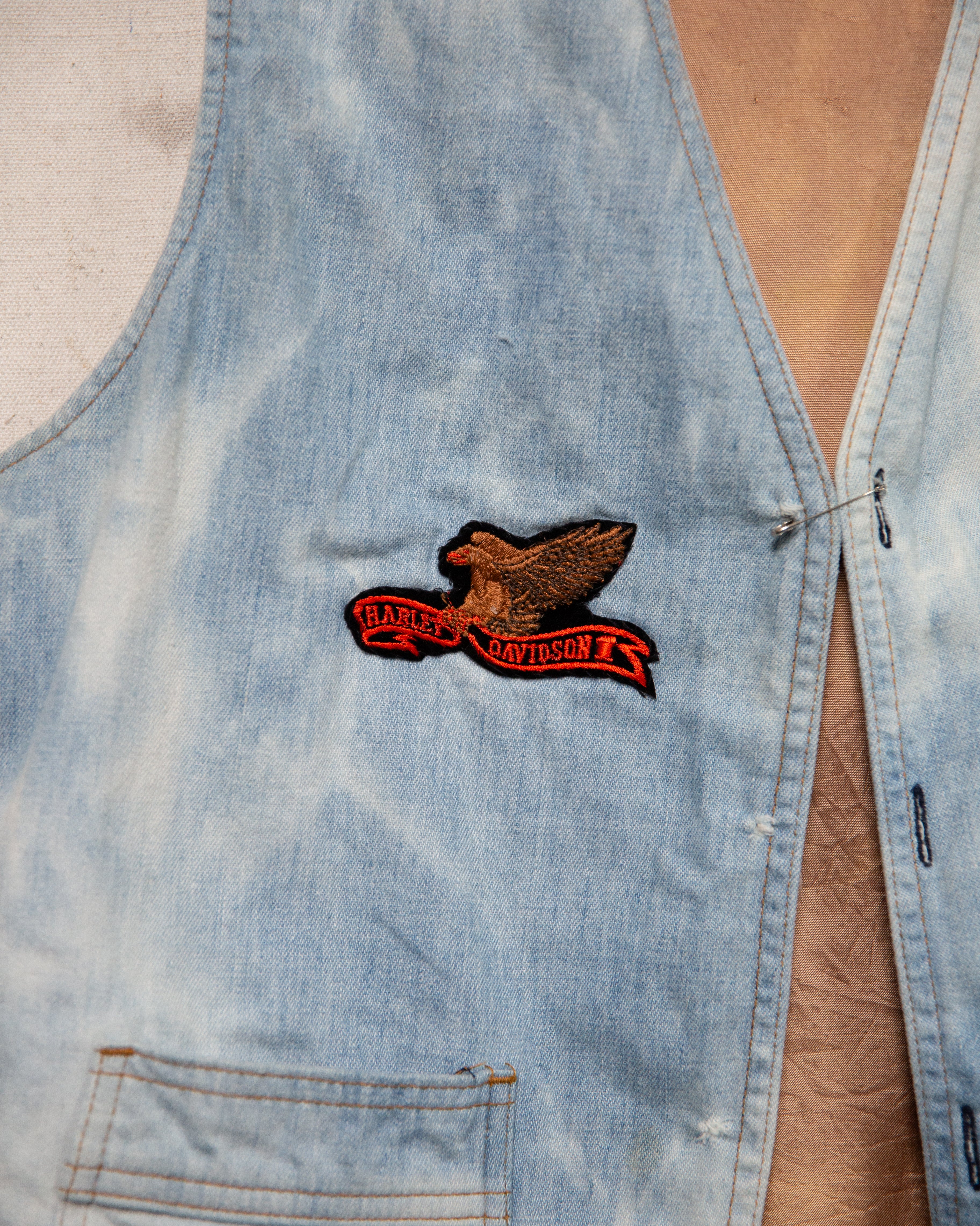 1970S Thrashed Levis Vest - L