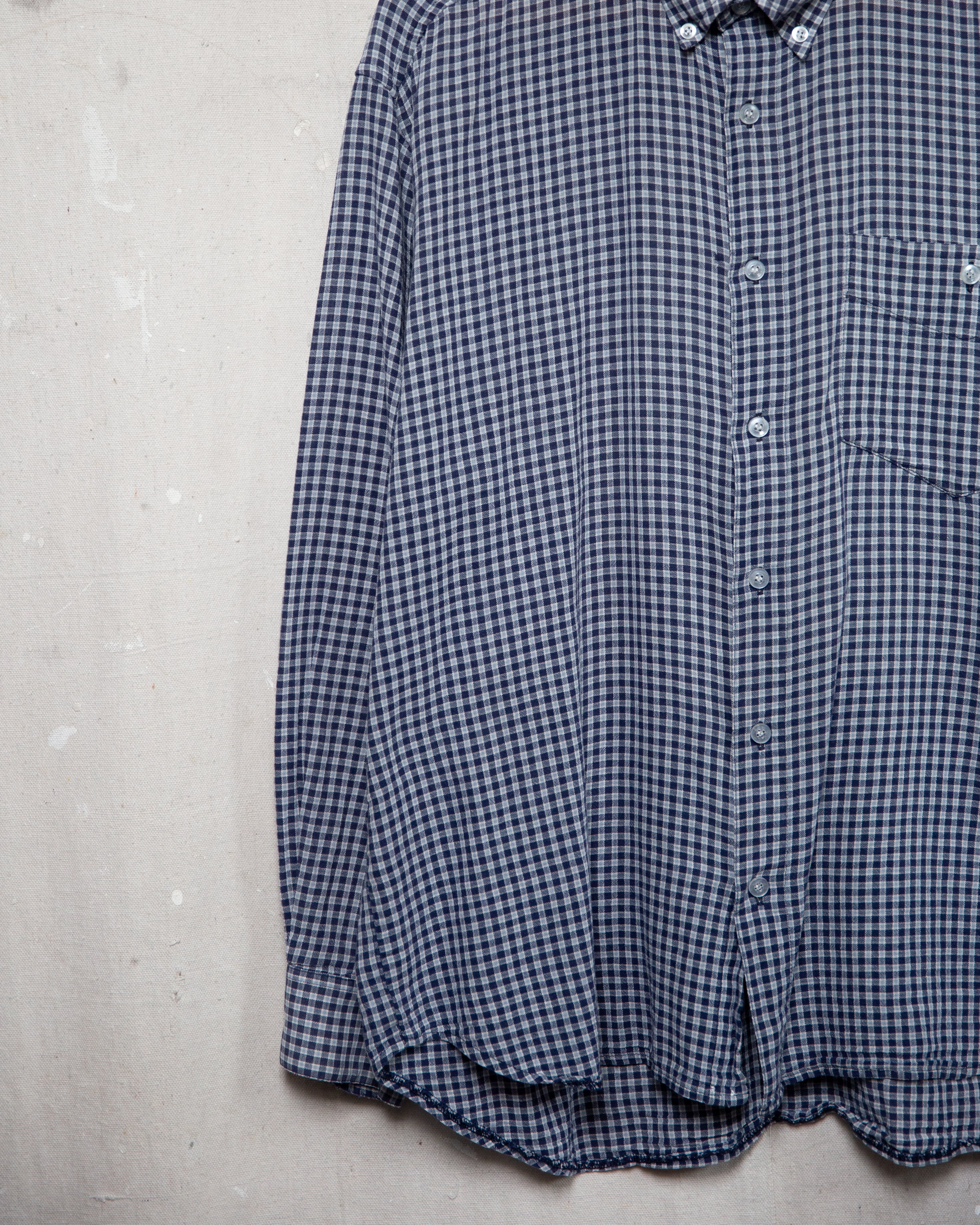 1990S Barkers Gingham Shirt - M
