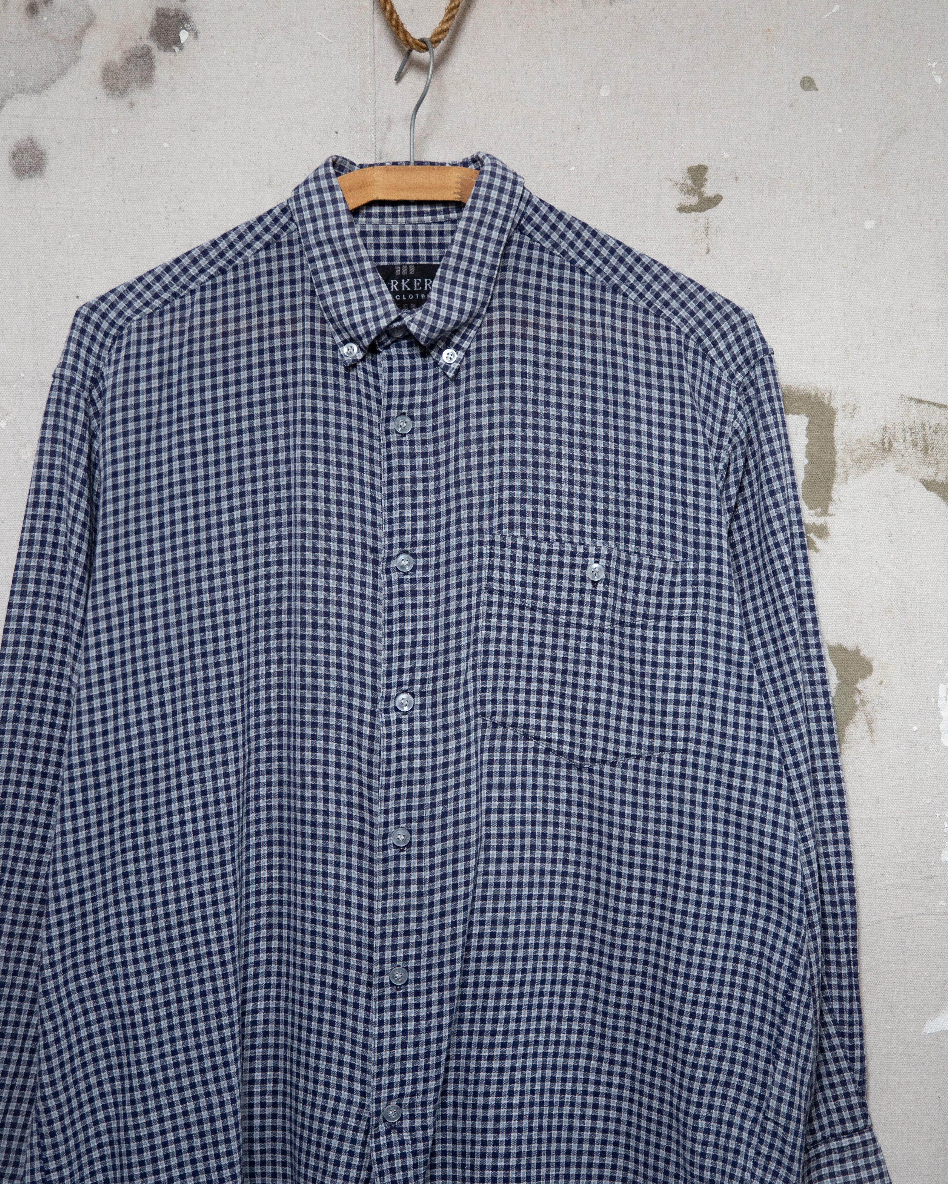 1990S Barkers Gingham Shirt - M
